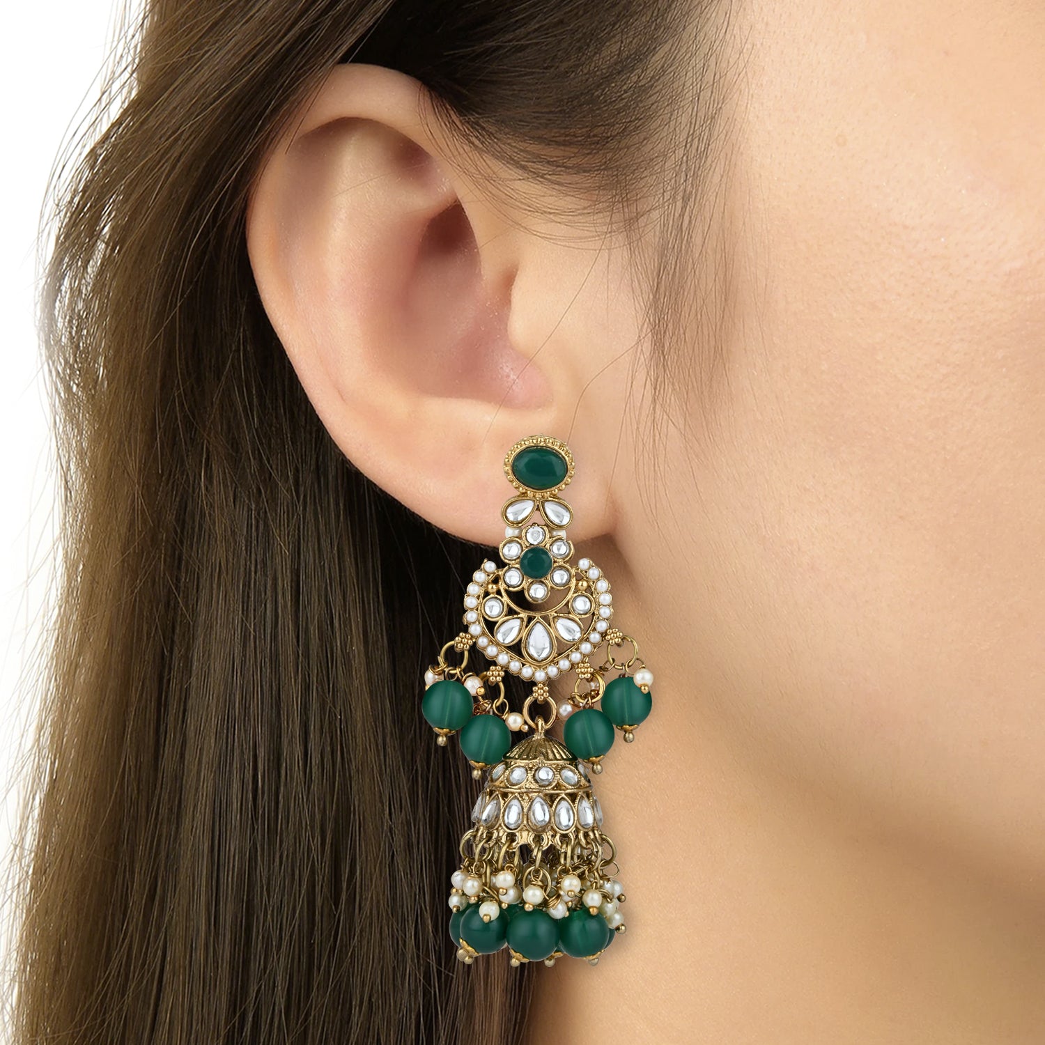 Nalini Green Choker Set