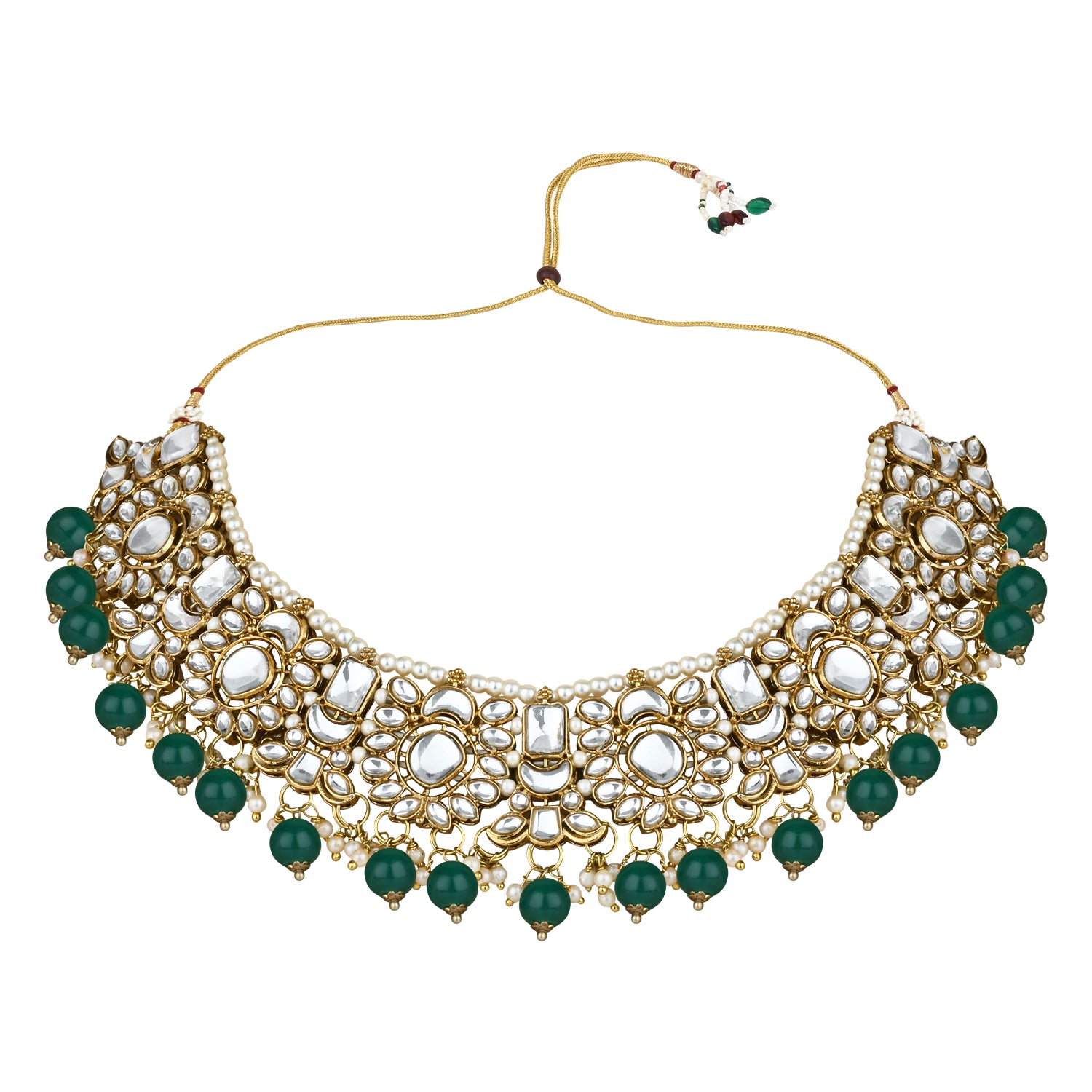 Paromita Green Choker Set