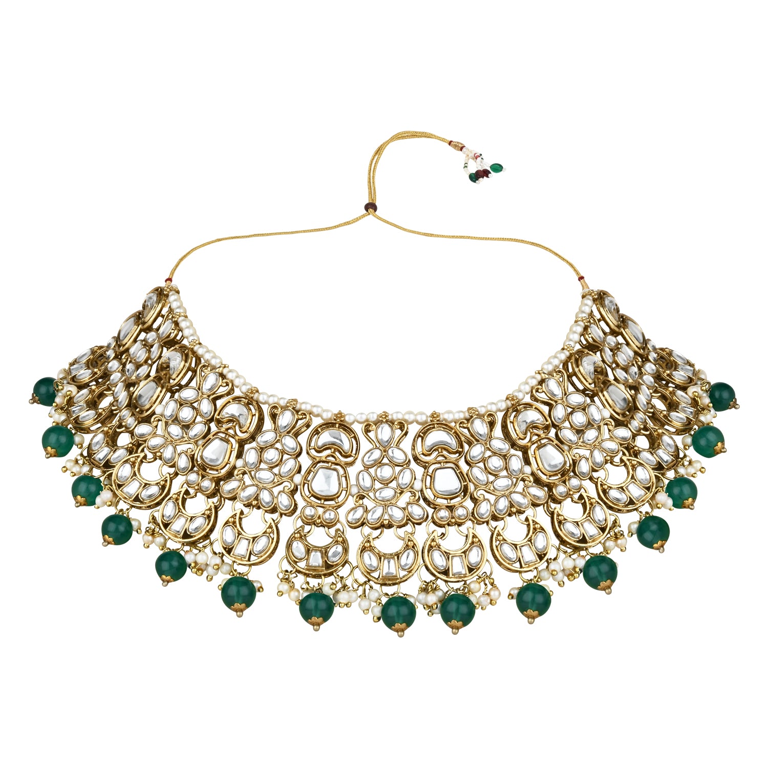Rasika Green Choker Set