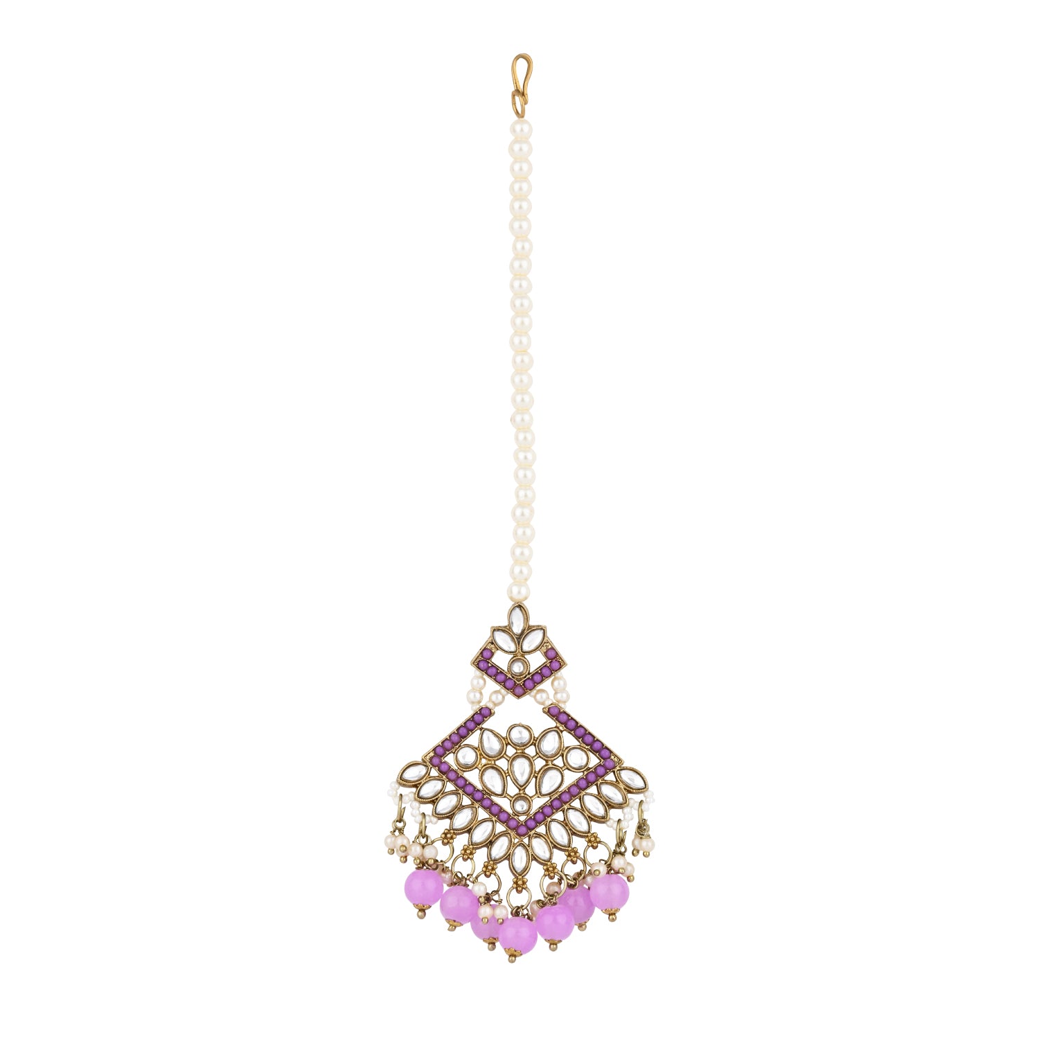 Reesha Purple Choker Set