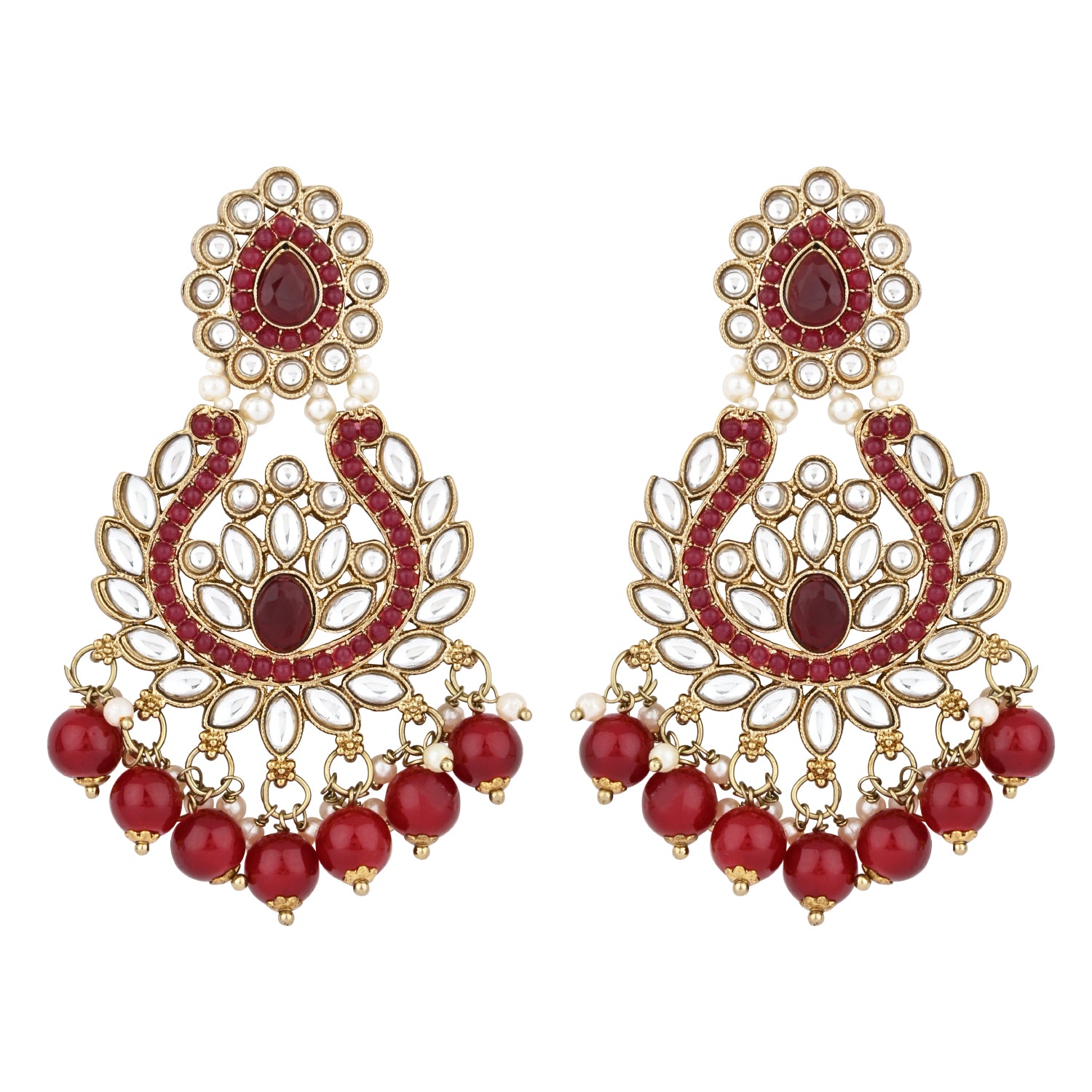 Shalina Maroon Choker Set