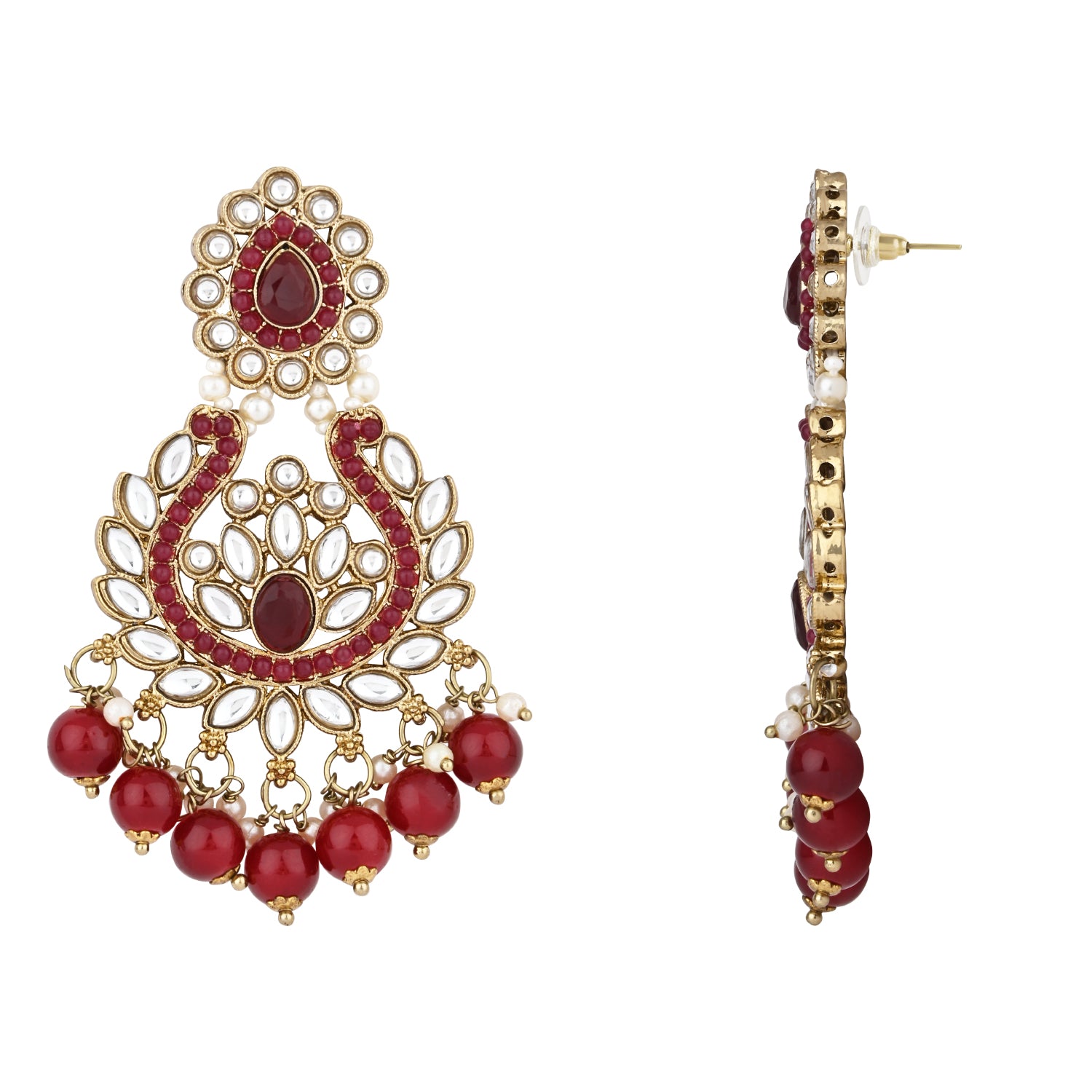 Shalina Maroon Choker Set