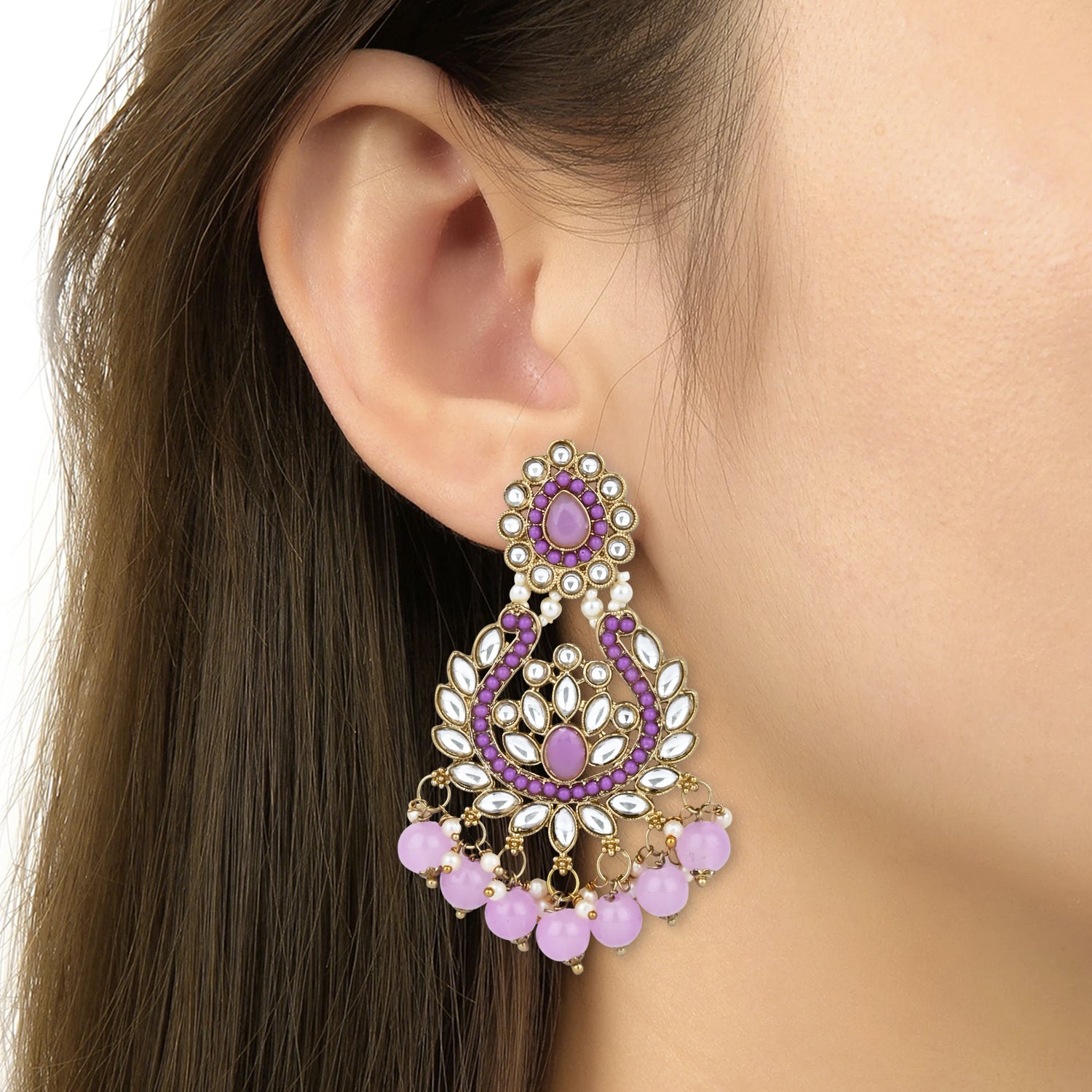 Shalina Purple Choker Set