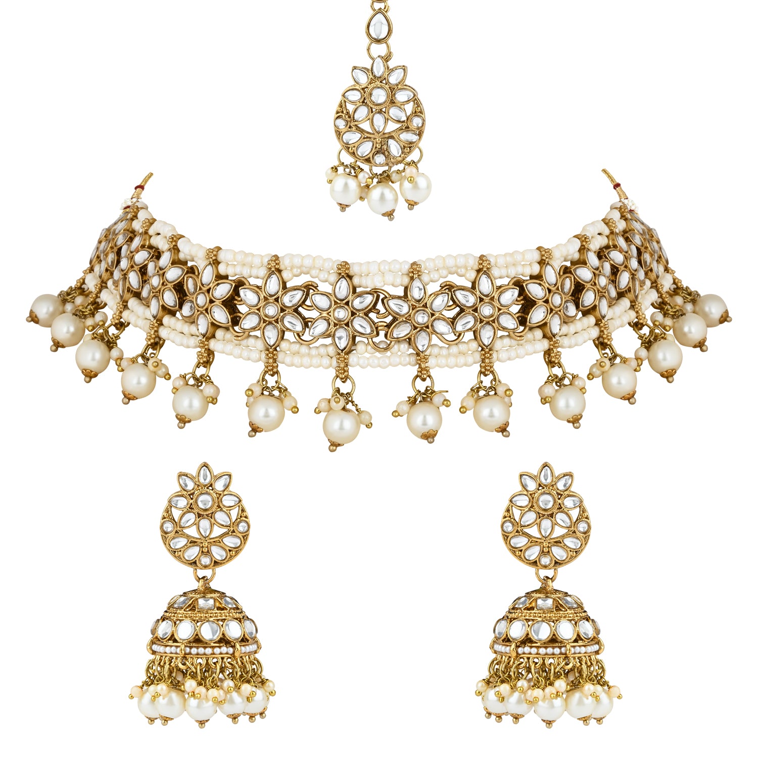 Reshmi White Choker
