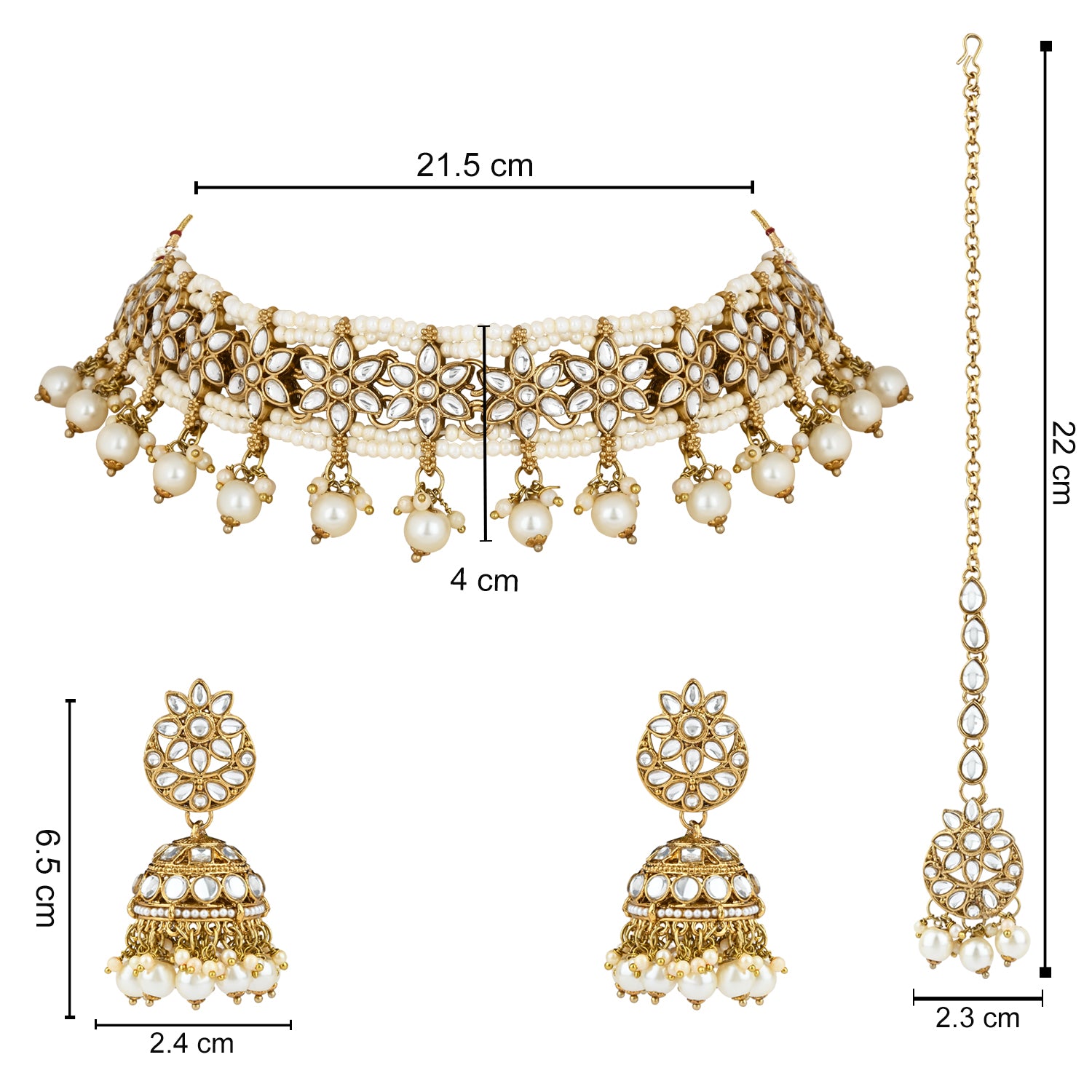 Reshmi White Choker