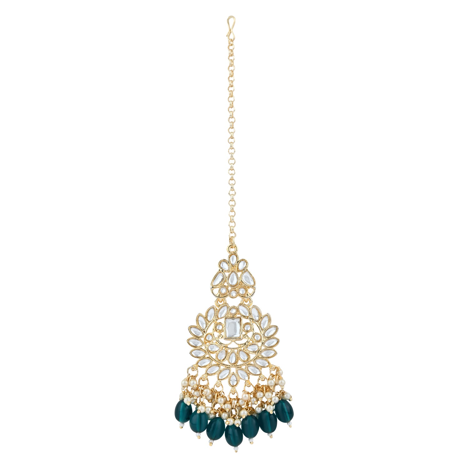 Bhavini Peacock Green Choker Set