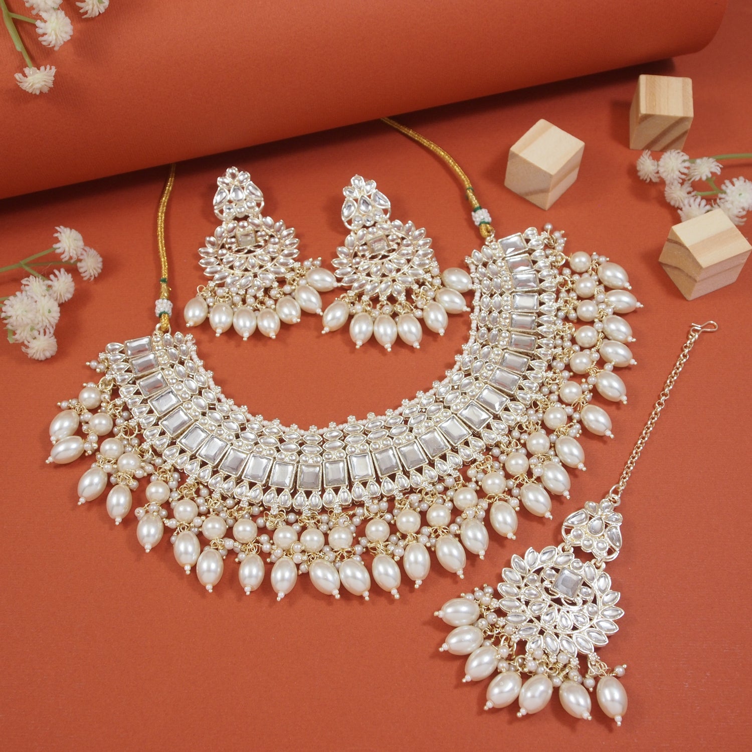Bhavini White Choker