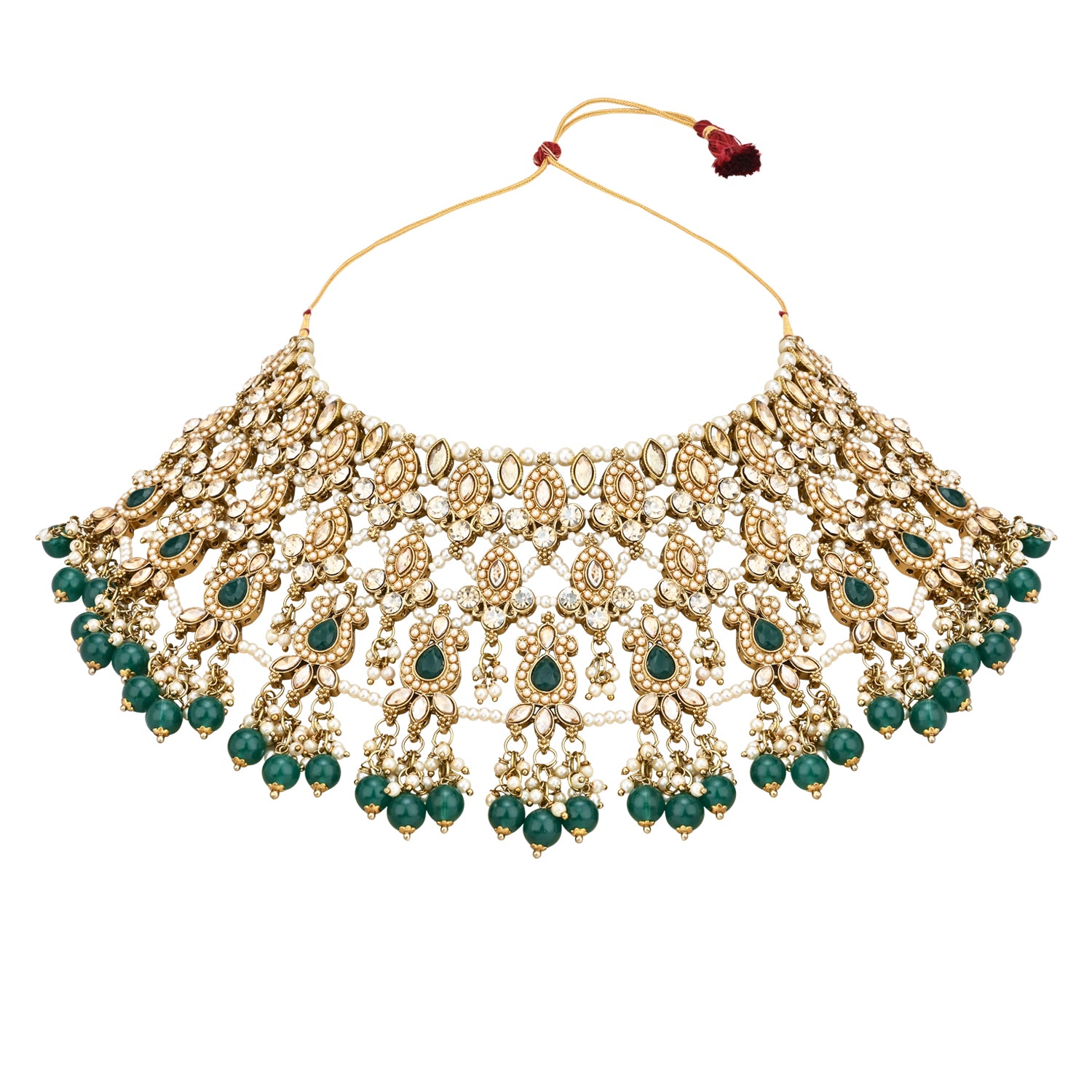 Samruddhi Green Choker Set