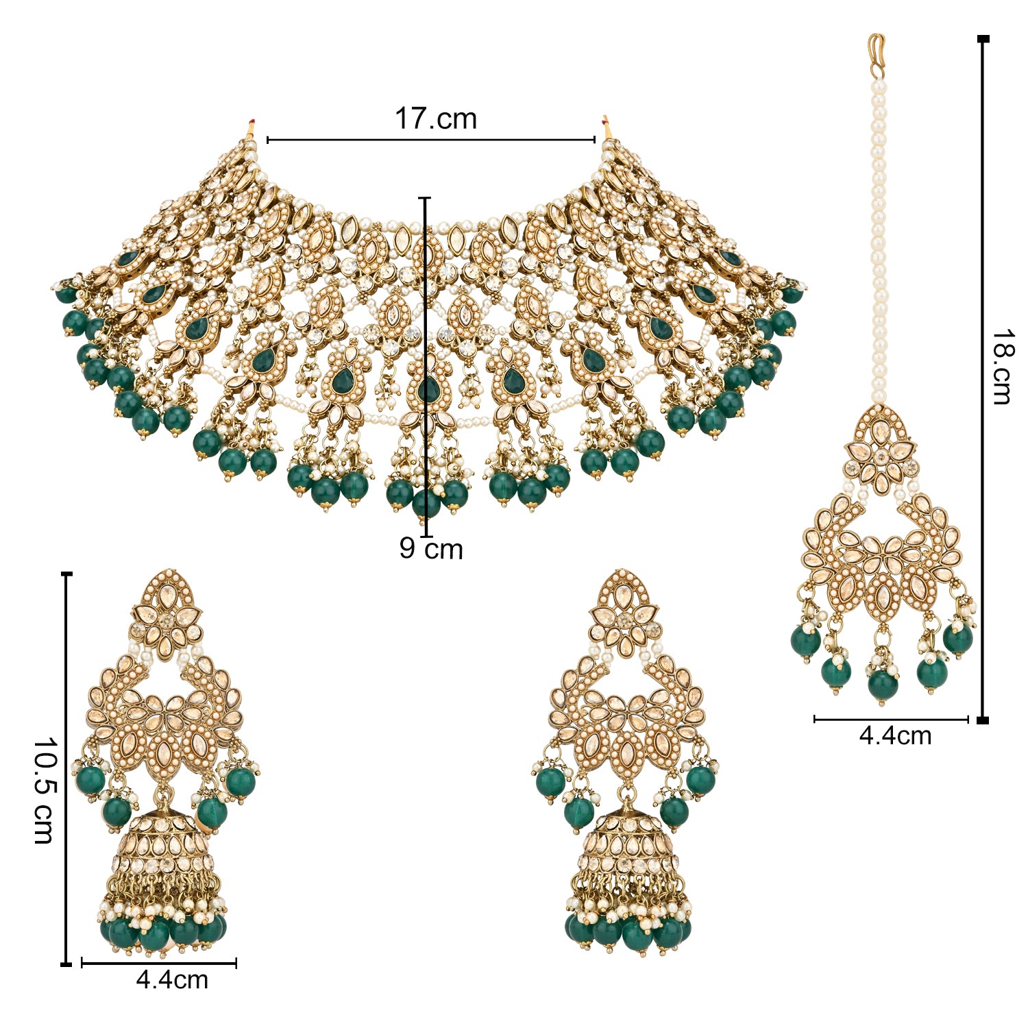 Samruddhi Green Choker Set