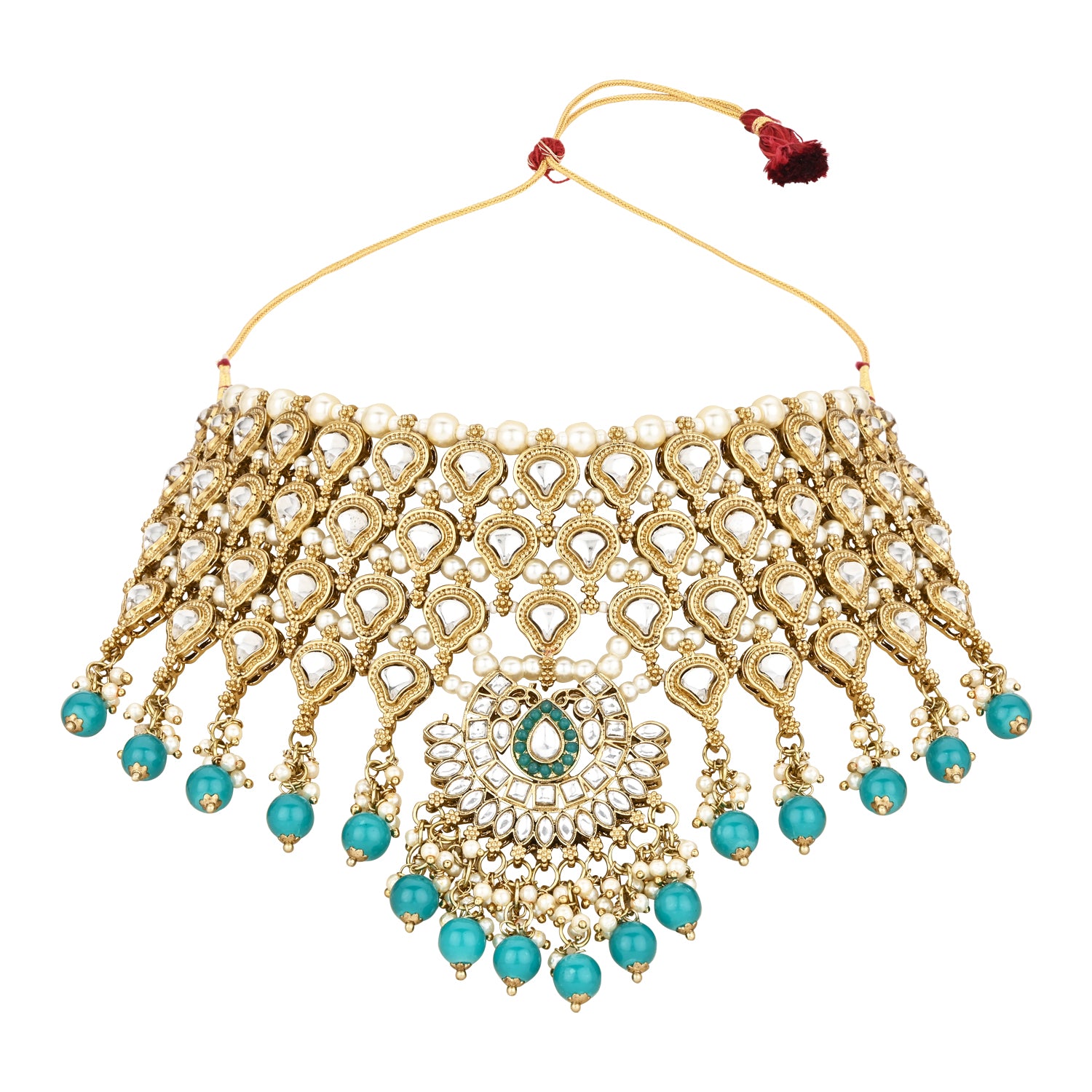 Ruchira Turquoise Choker Set