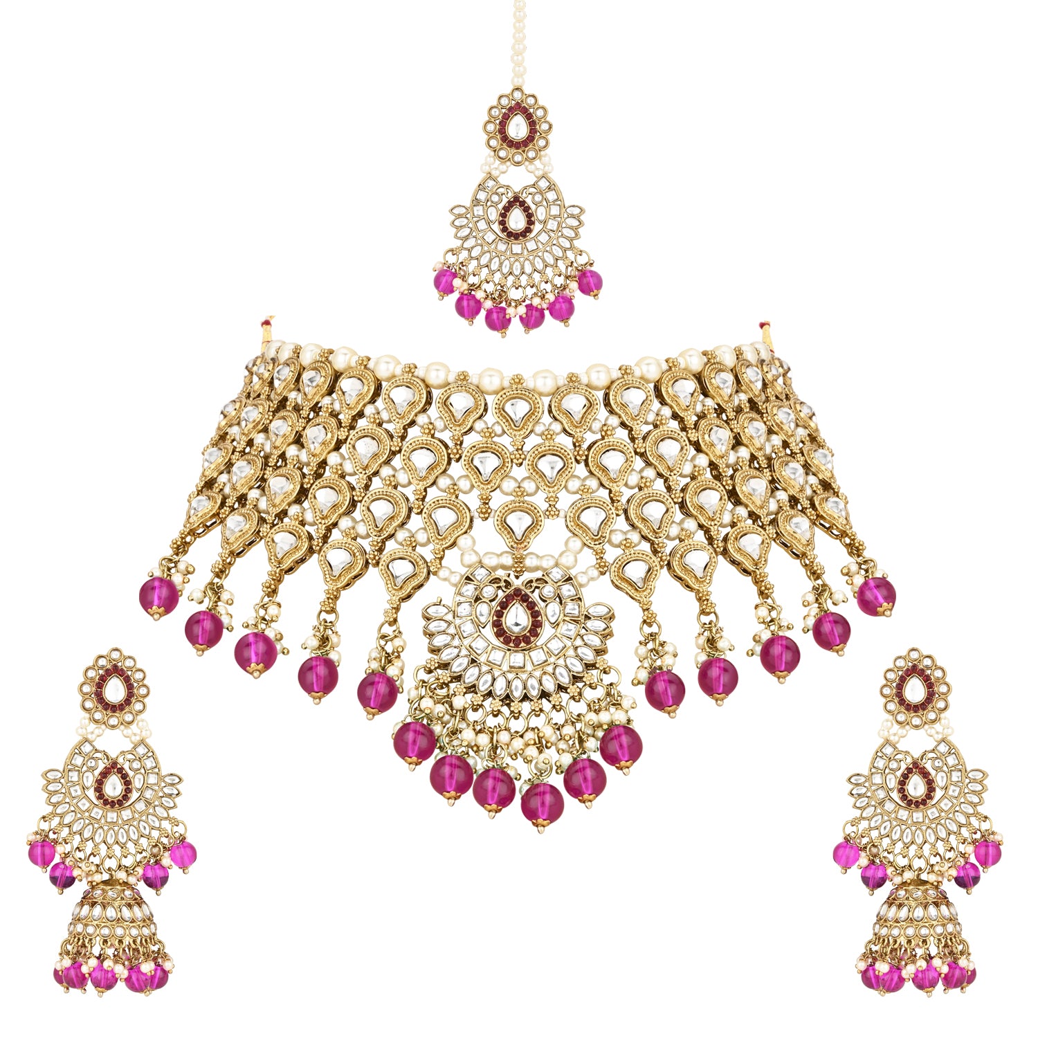 Ruchira Wine Choker Set