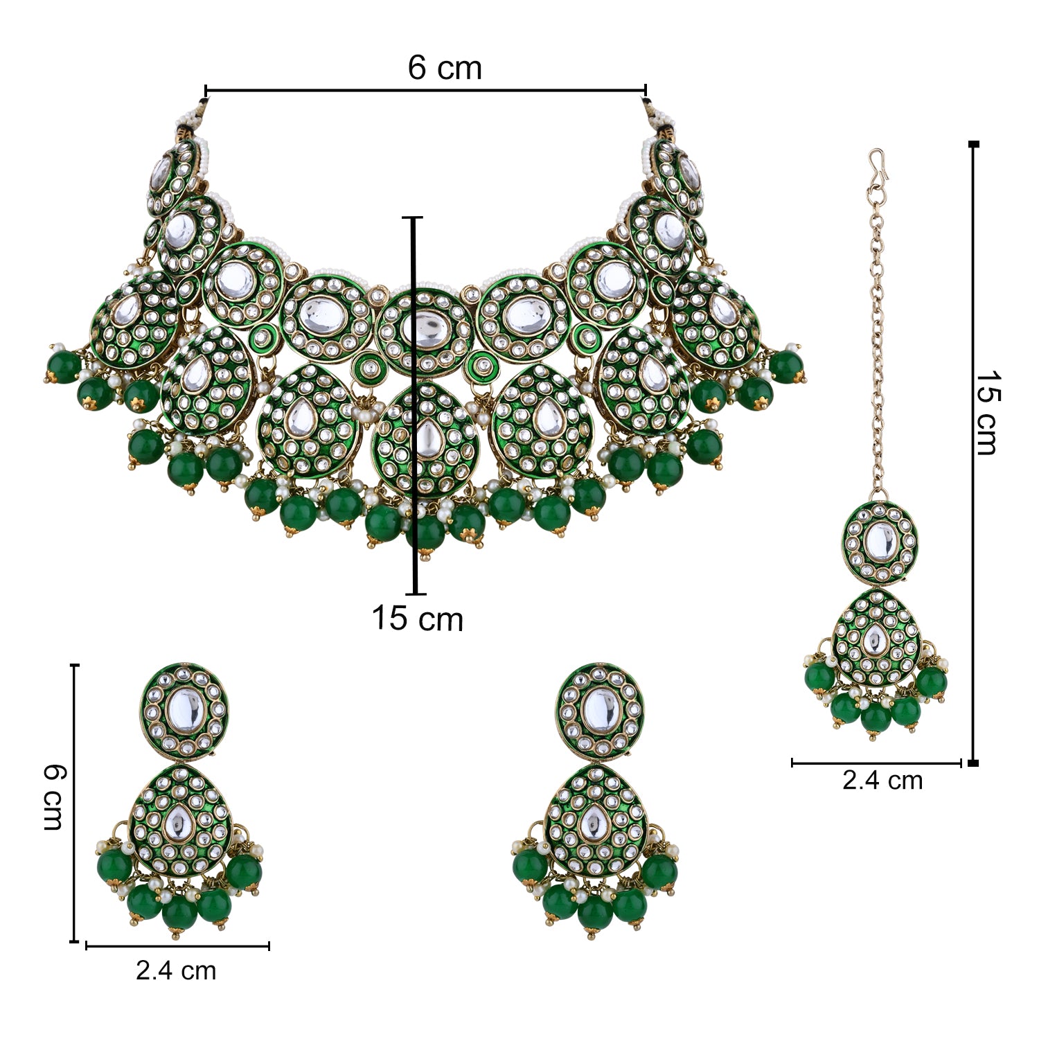 Lavya Green Necklace Set
