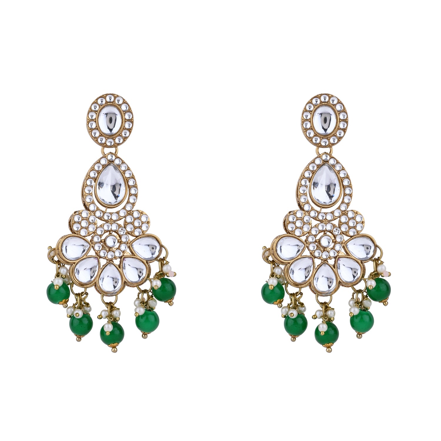 Taashi Green Necklace Set