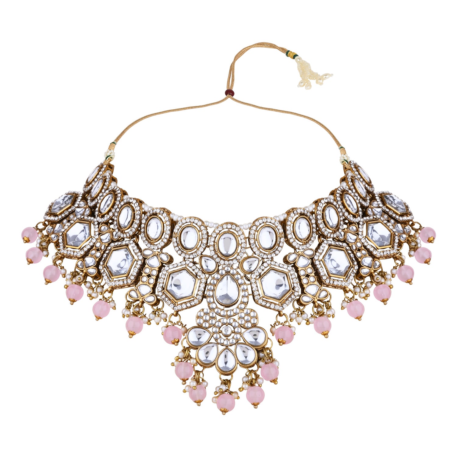 Taashi Pink Necklace Set