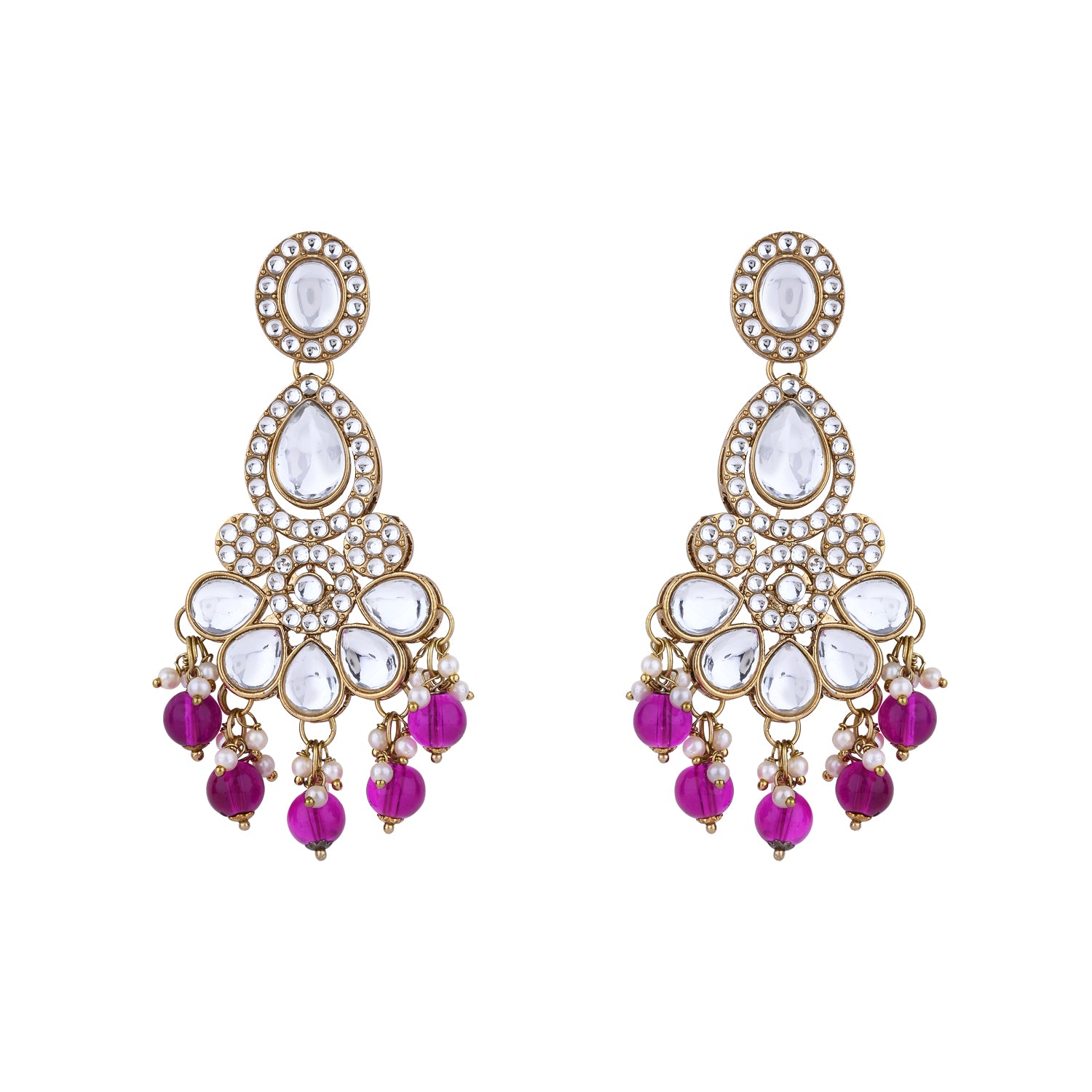 Taashi Wine Necklace Set