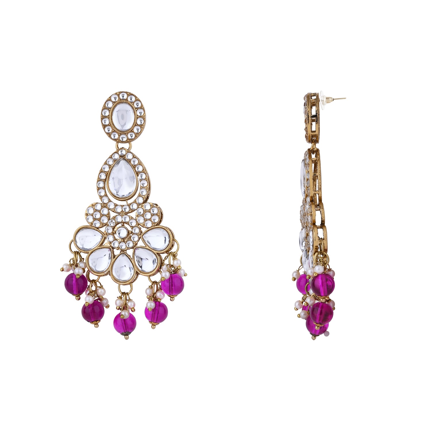 Taashi Wine Necklace Set
