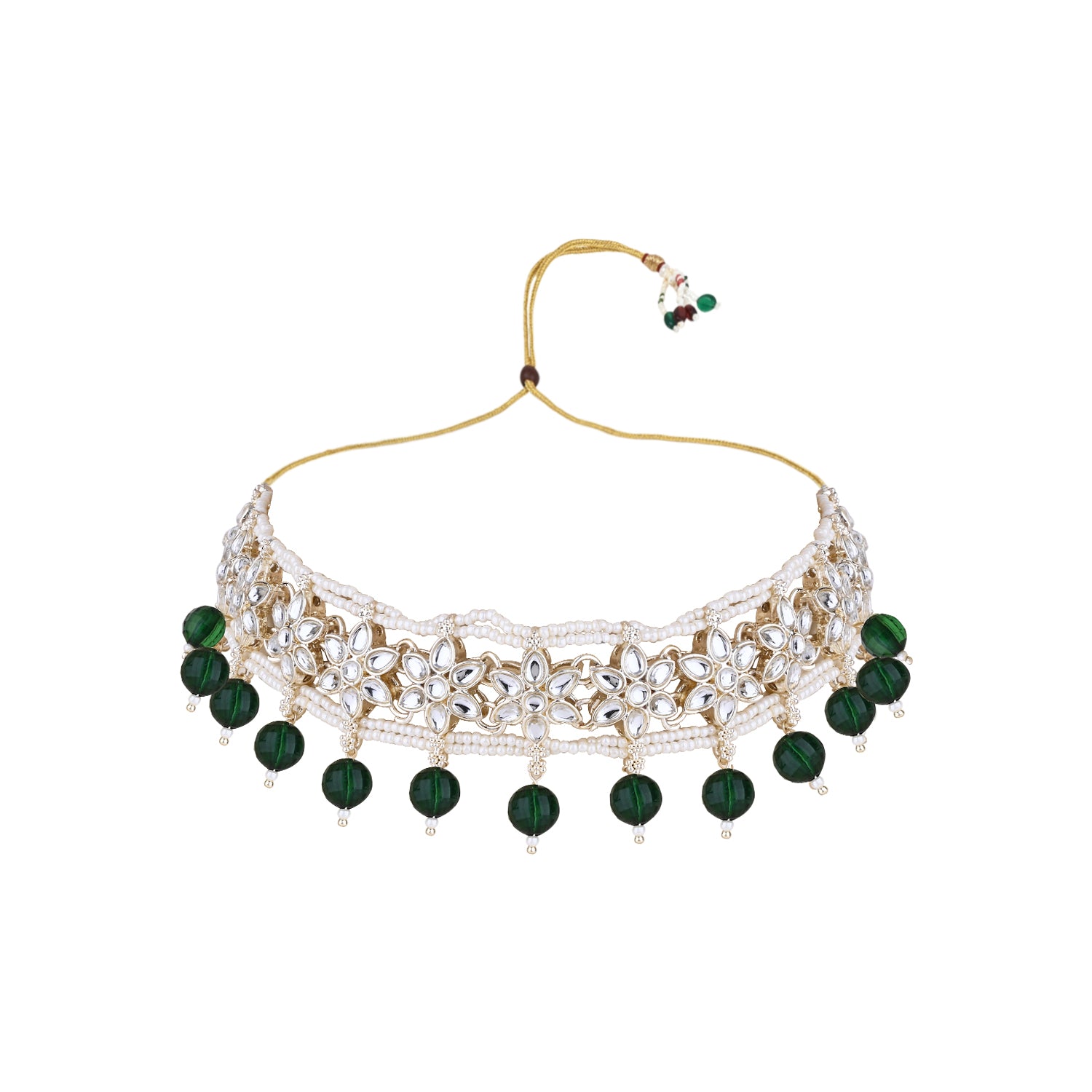 Sasha Green Choker Set