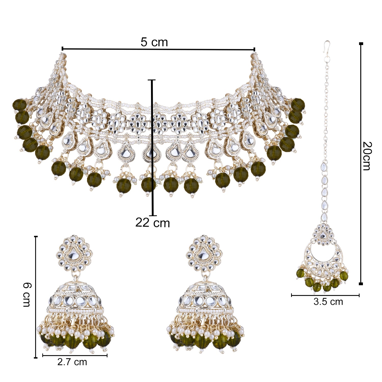 Arjita Mehendi Choker Set