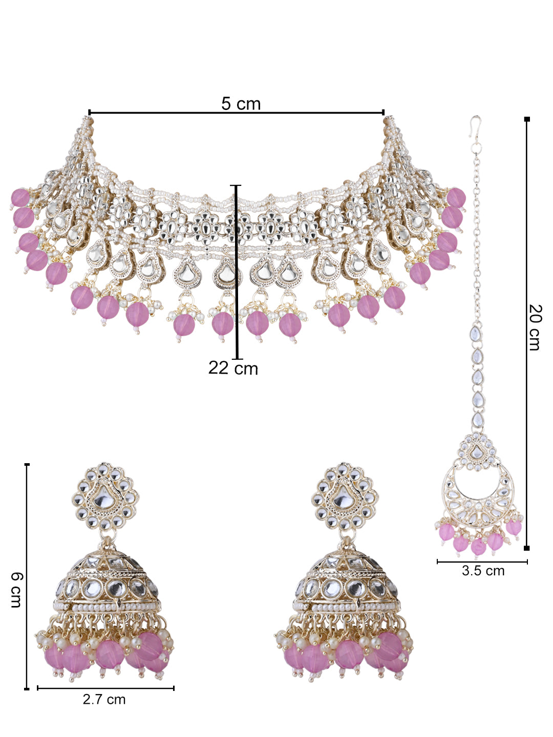 Arjita Purple Choker Set