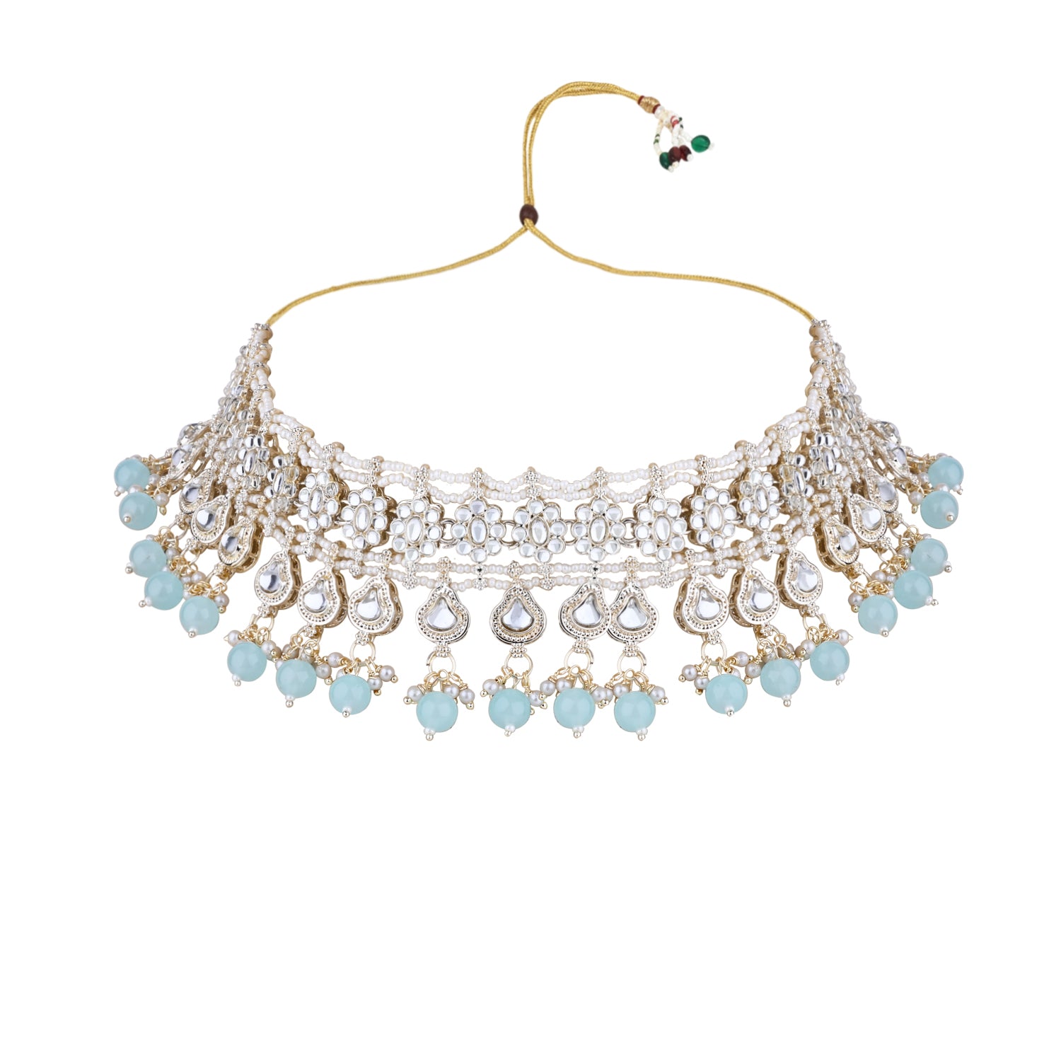 Arjita Turquoise Choker Set