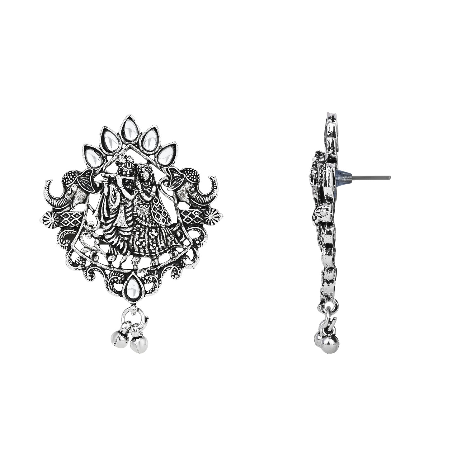 Rishika White Necklace Set