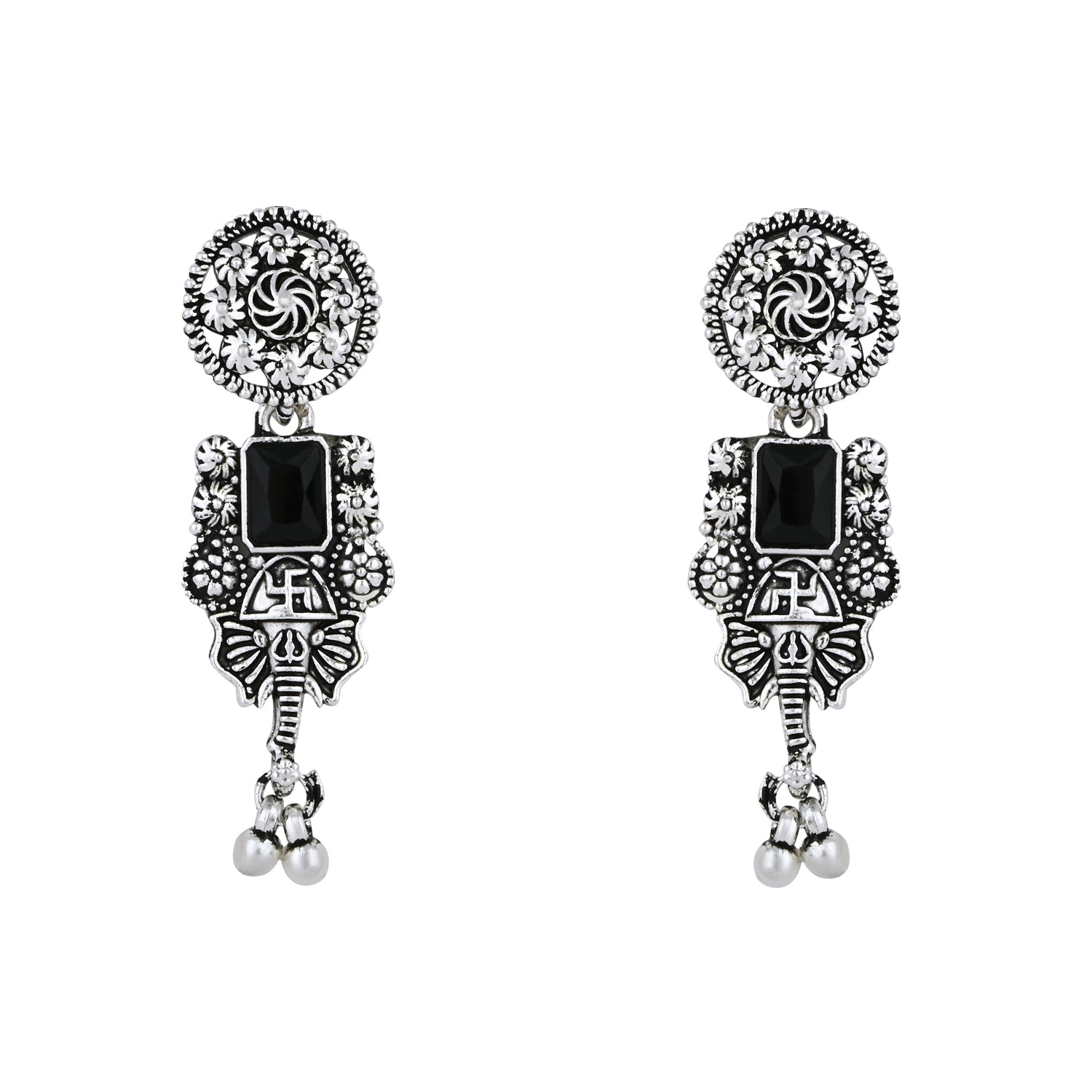 Lavika Black Oxidised Choker Set