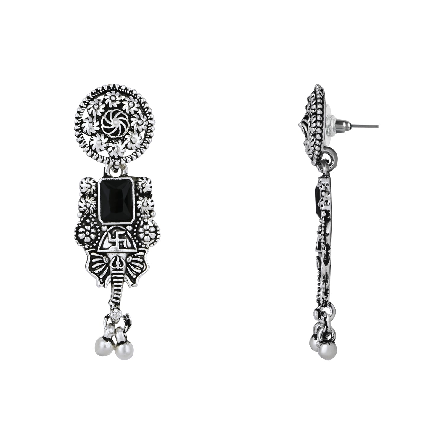 Lavika Black Oxidised Choker Set