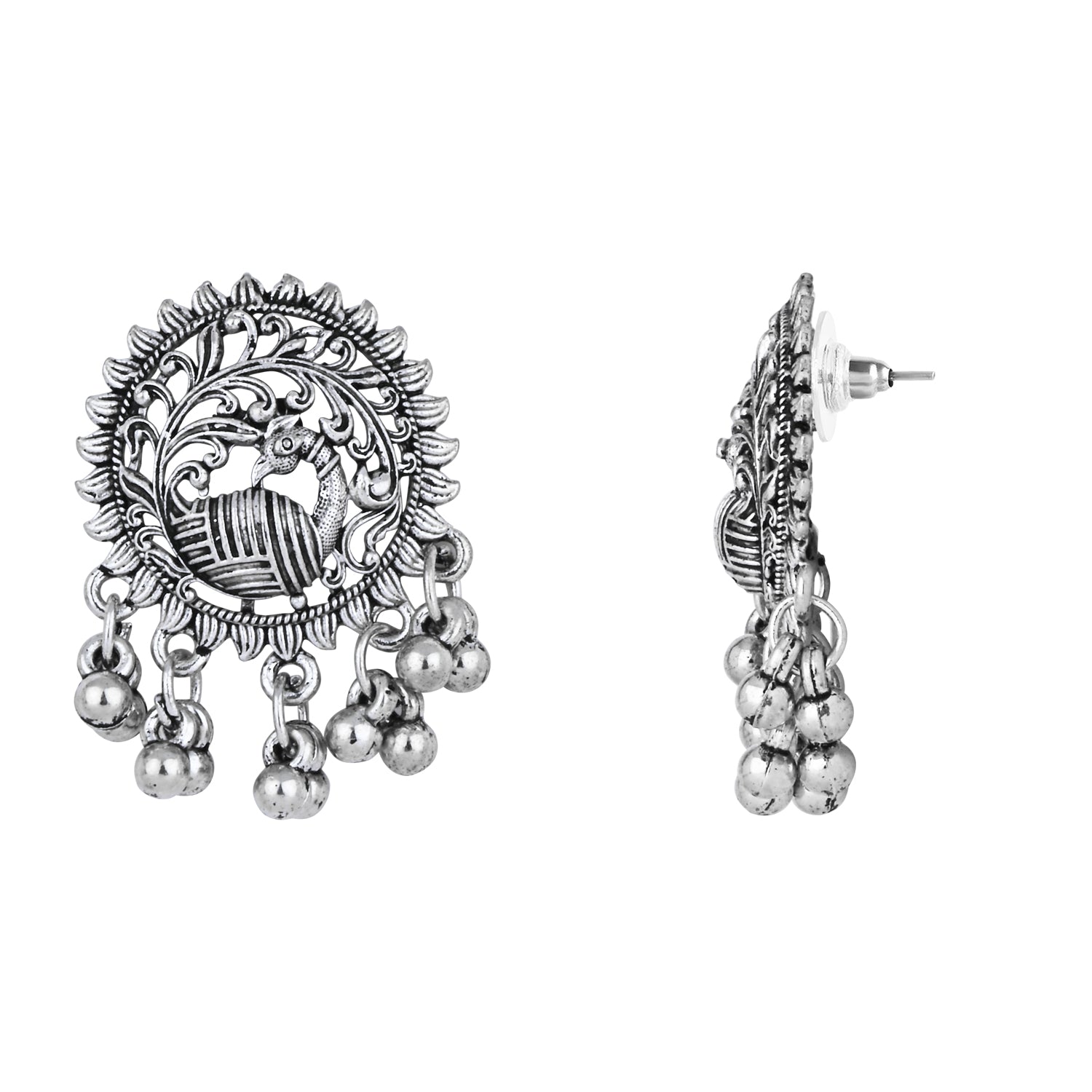 Arasa Oxidised Choker Set