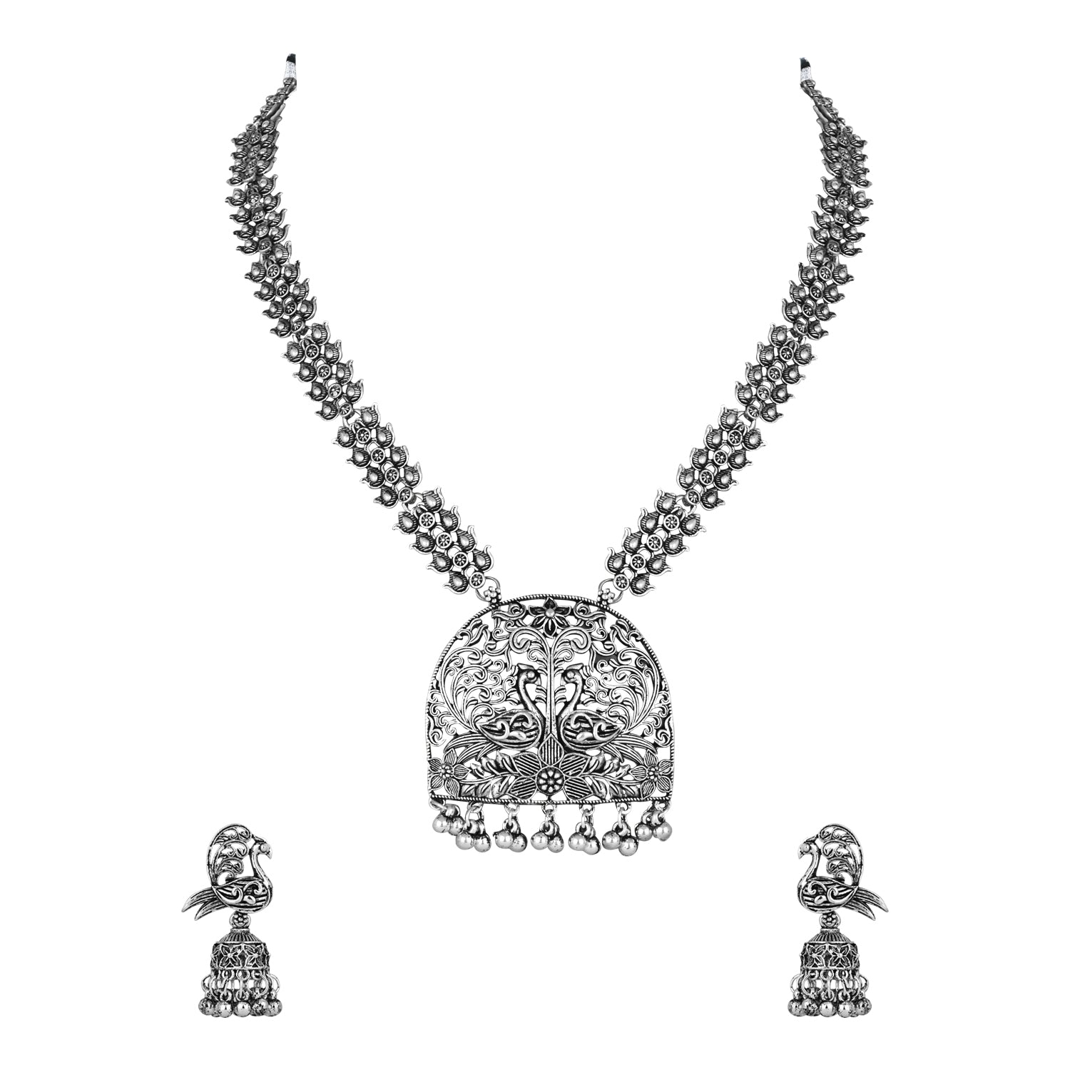 Tara Oxidised Necklace Set