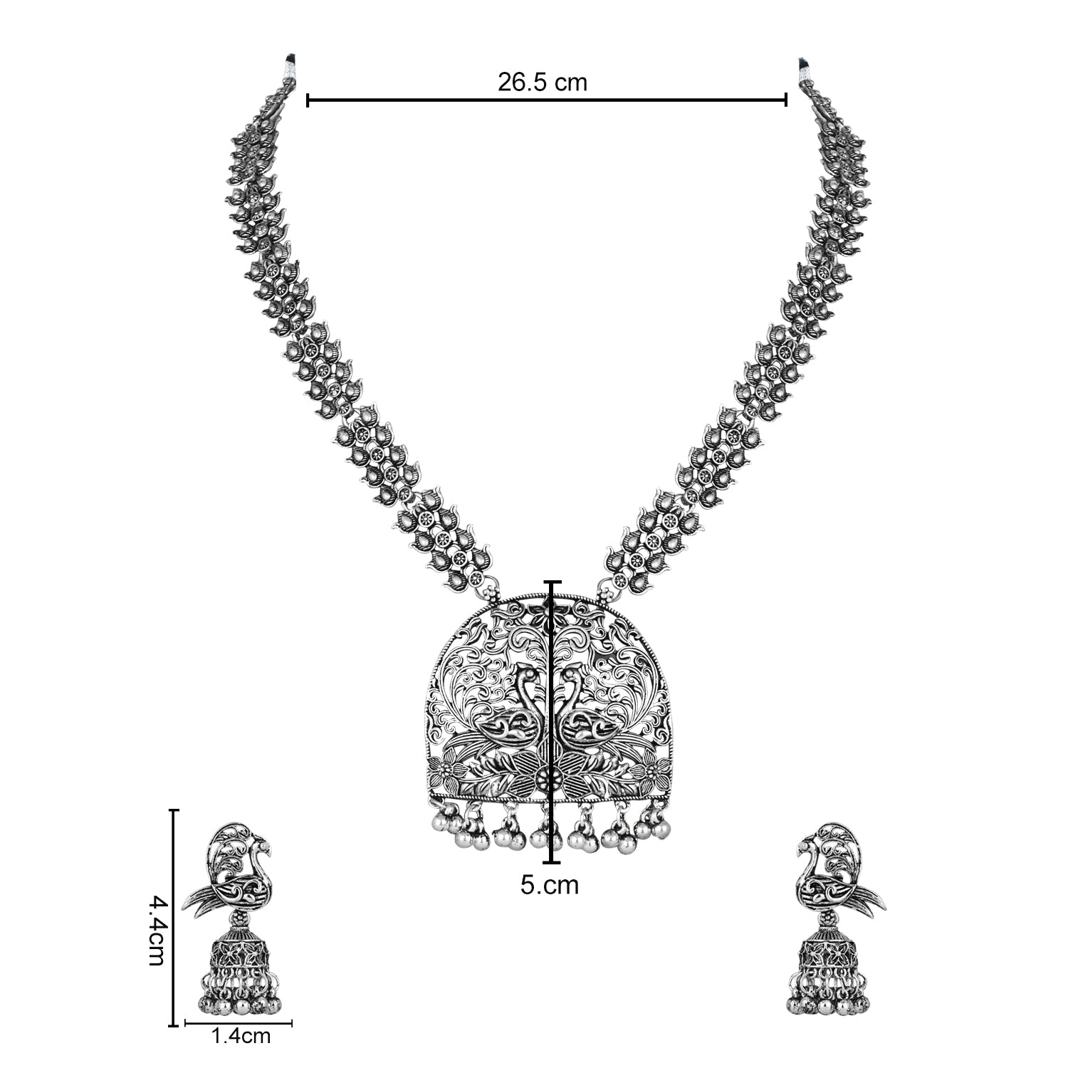 Tara Oxidised Necklace Set