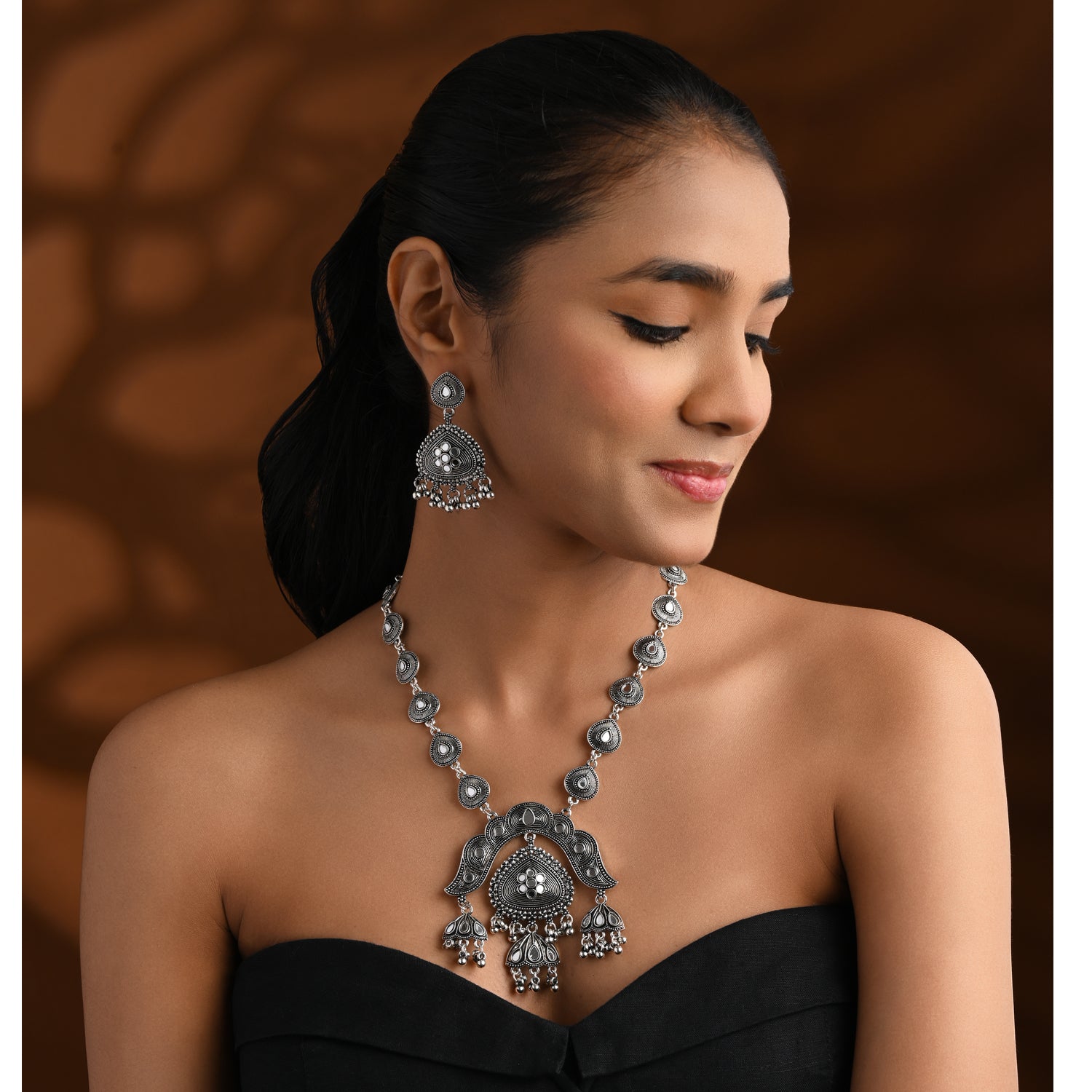 Handcrafted Tribal Jewellery Set - Vintage Inspired