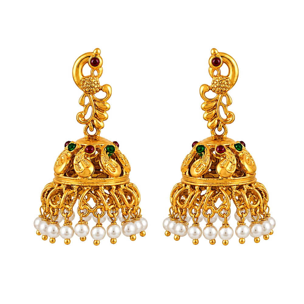 Mayurika- Peacock Temple Necklace Set