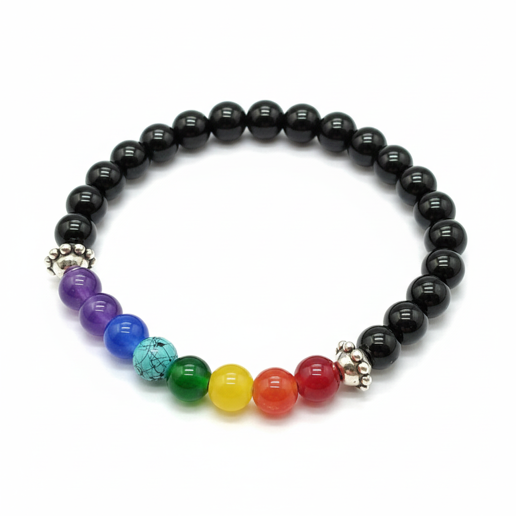 7 Chakra Healing Bracelet For Men & Women - Balances Energy & Promotes Healing