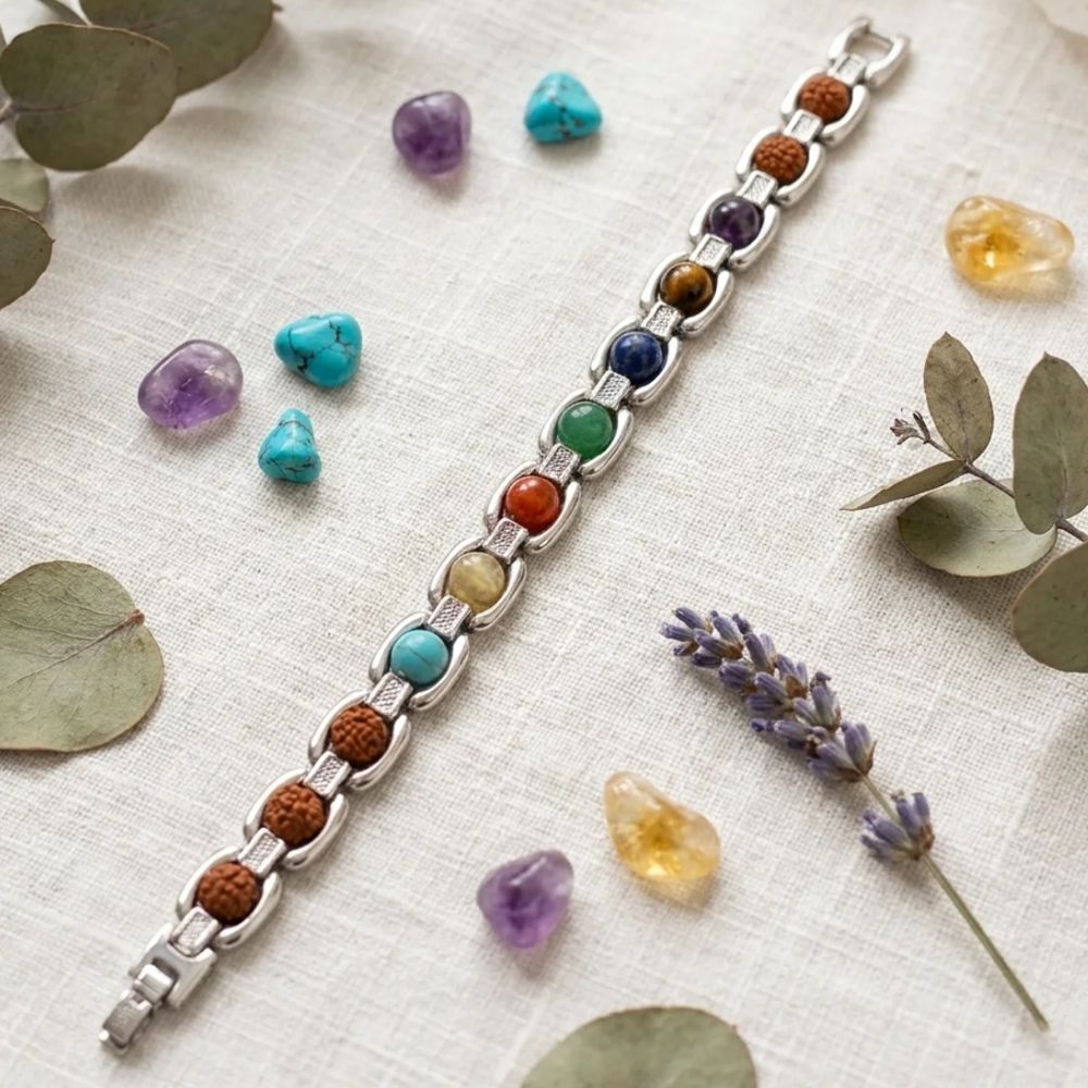 Athvik- 7 Chakra Healing Bracelet for Men