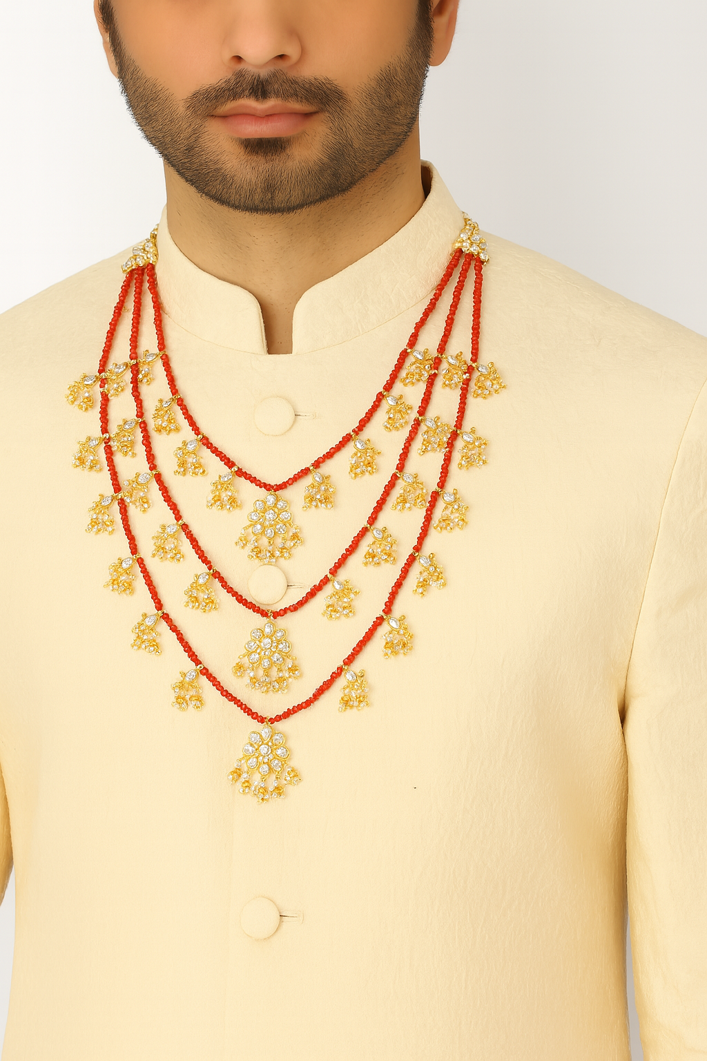 Ansh Red Necklace