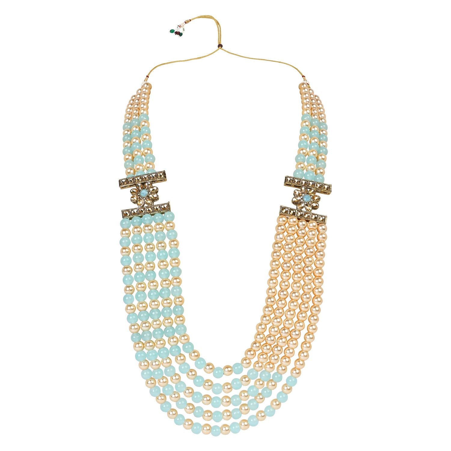 Jairaj Turquoise Necklace For Men