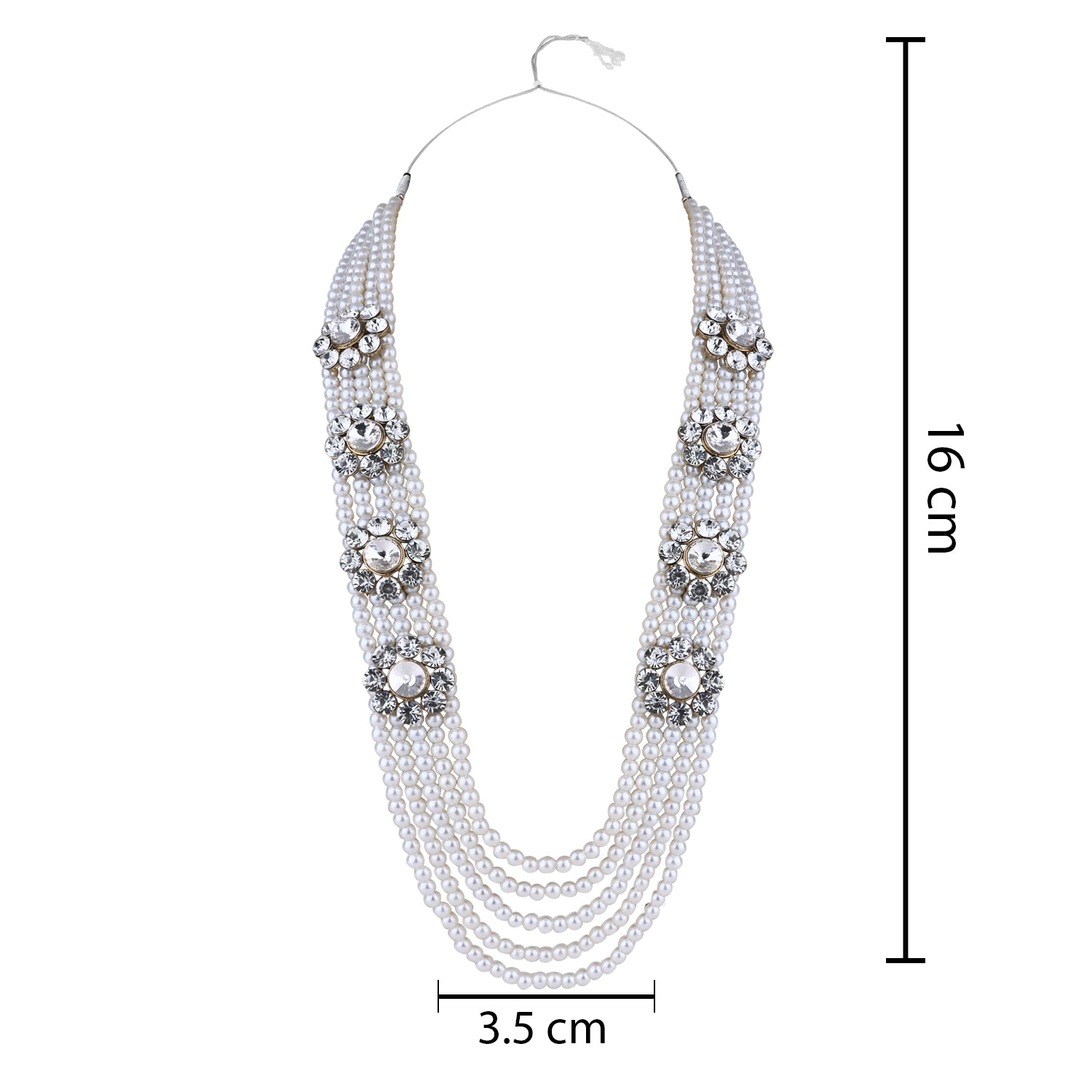 Arjun White Necklace for Men