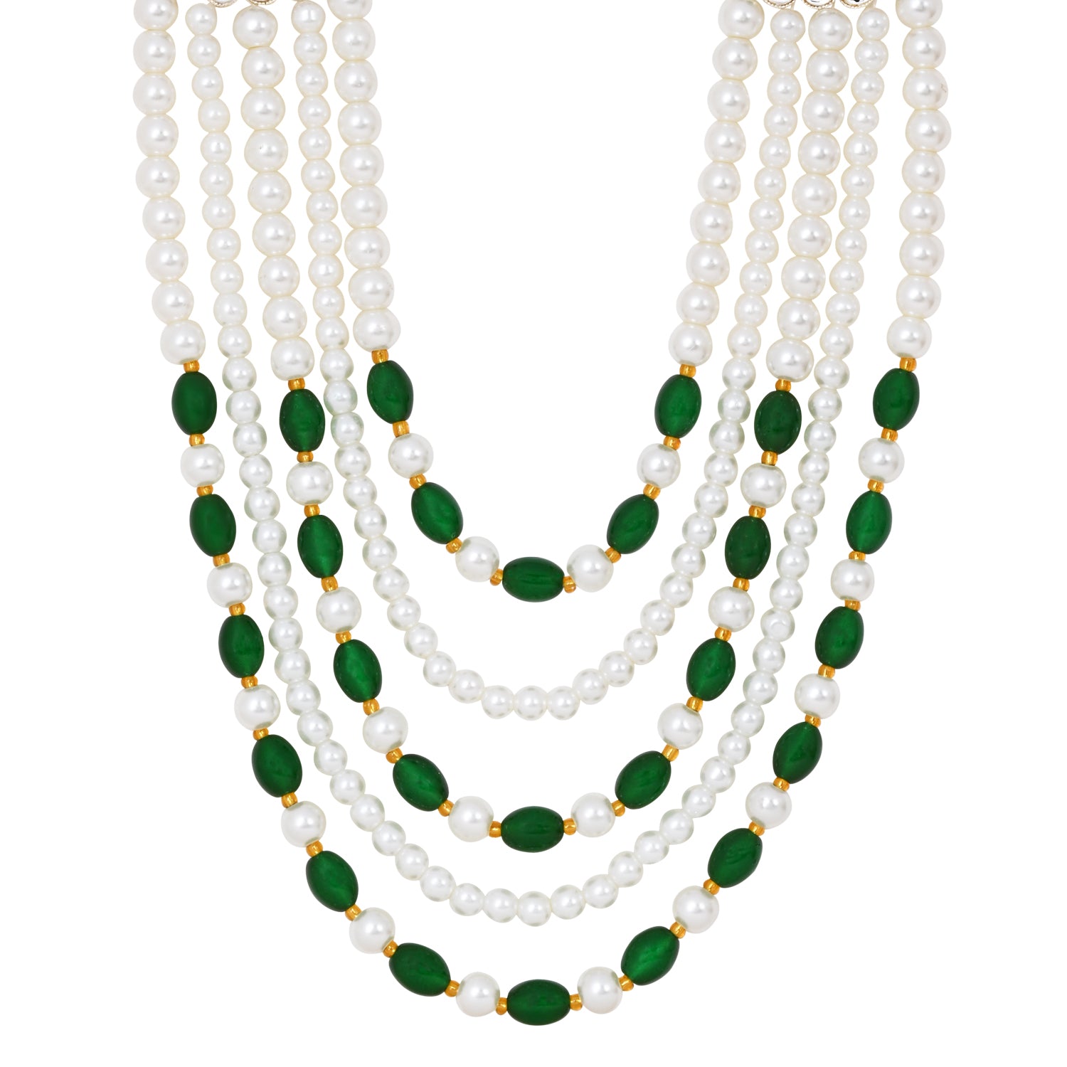 Riyansh Green Necklace For Men
