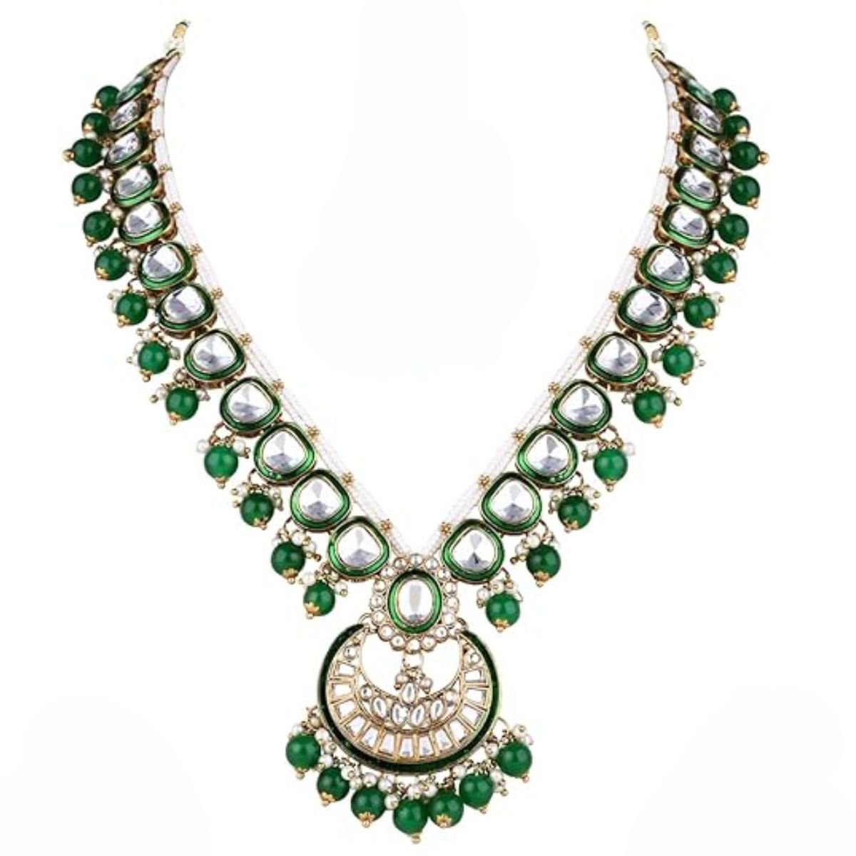 Sharvik Green Necklace FOr Men