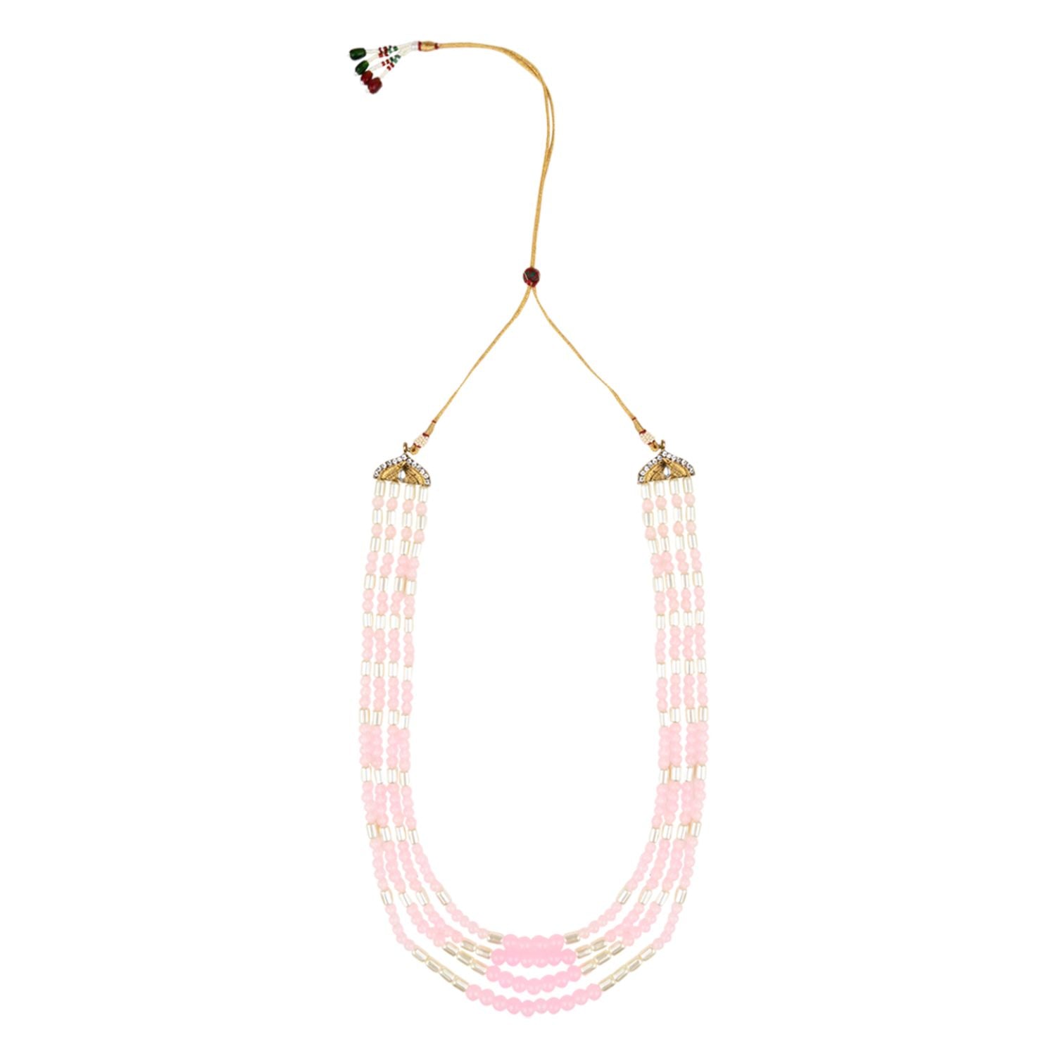 Avaneesh Pink Pearl Mala