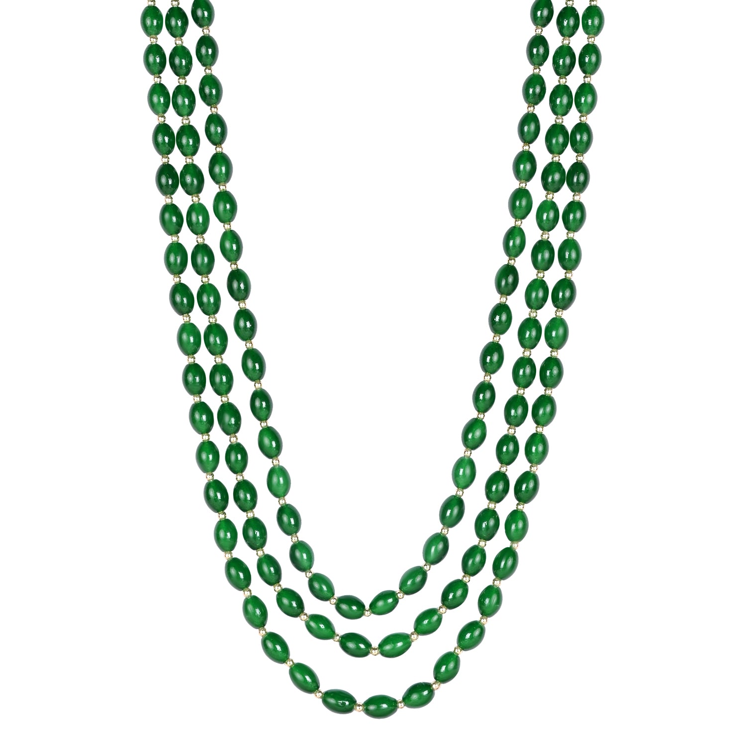 Vishwaraja Green Pearl Mala