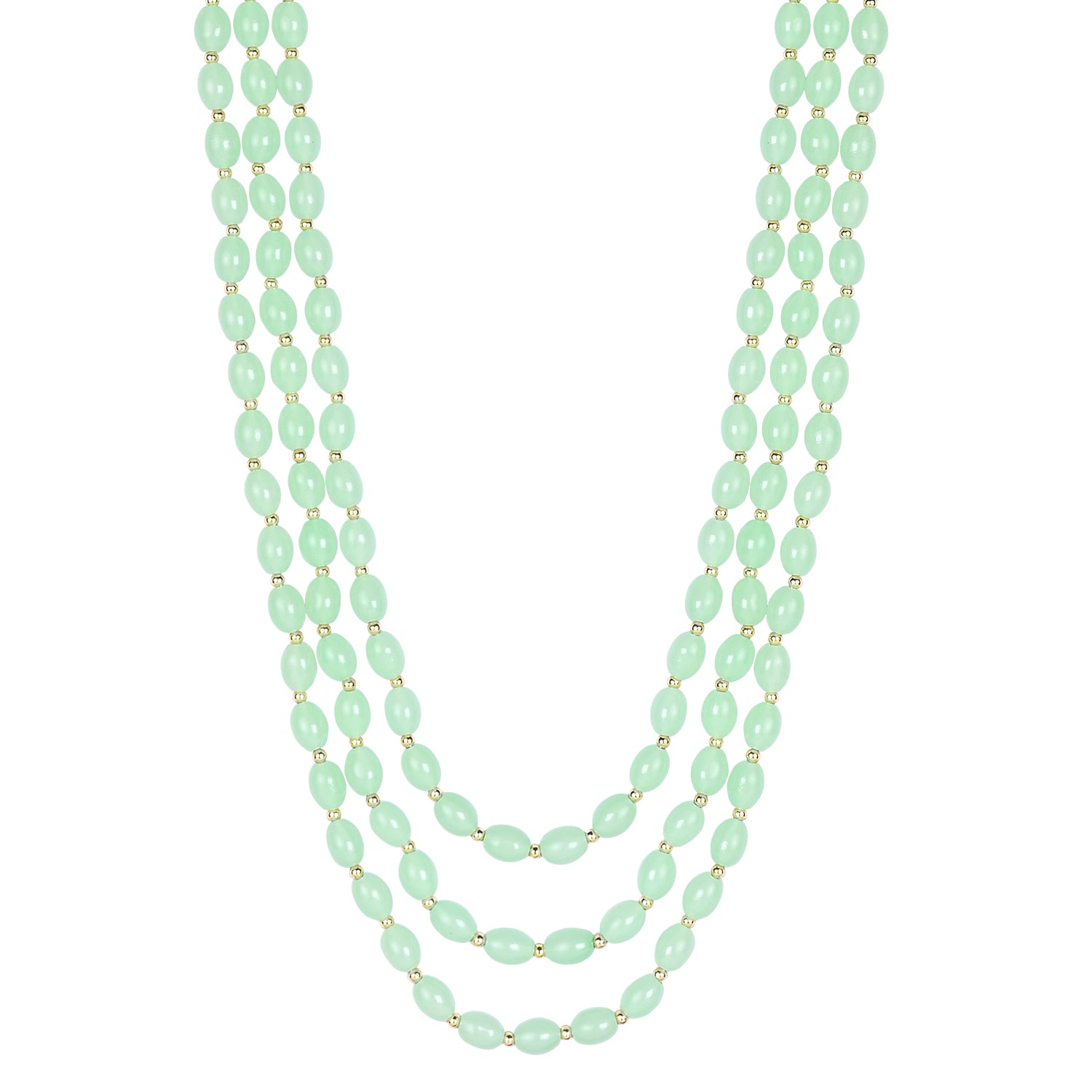 Vishwaraja Mint Pearl Mala