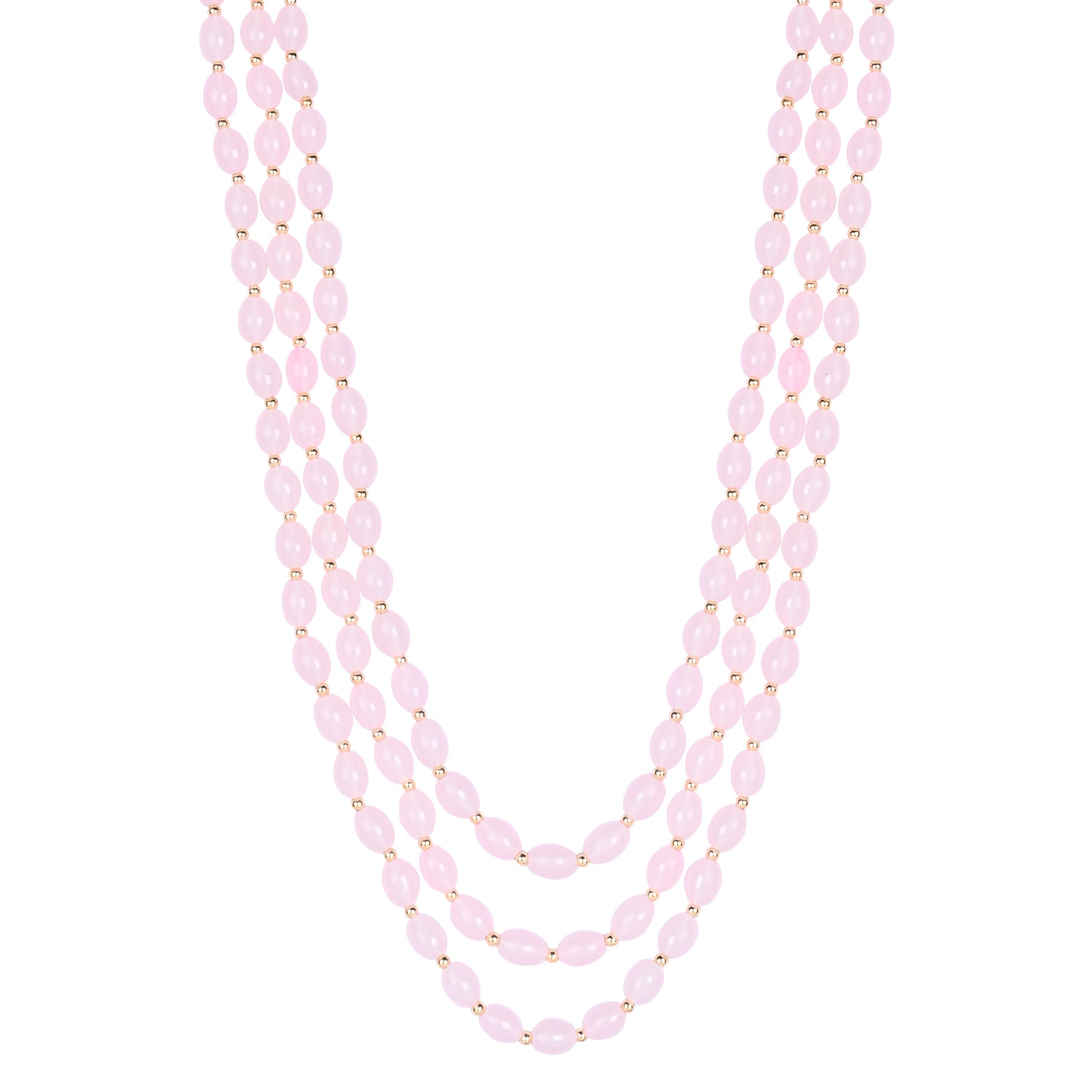 Vishwaraja Pink Pearl Mala