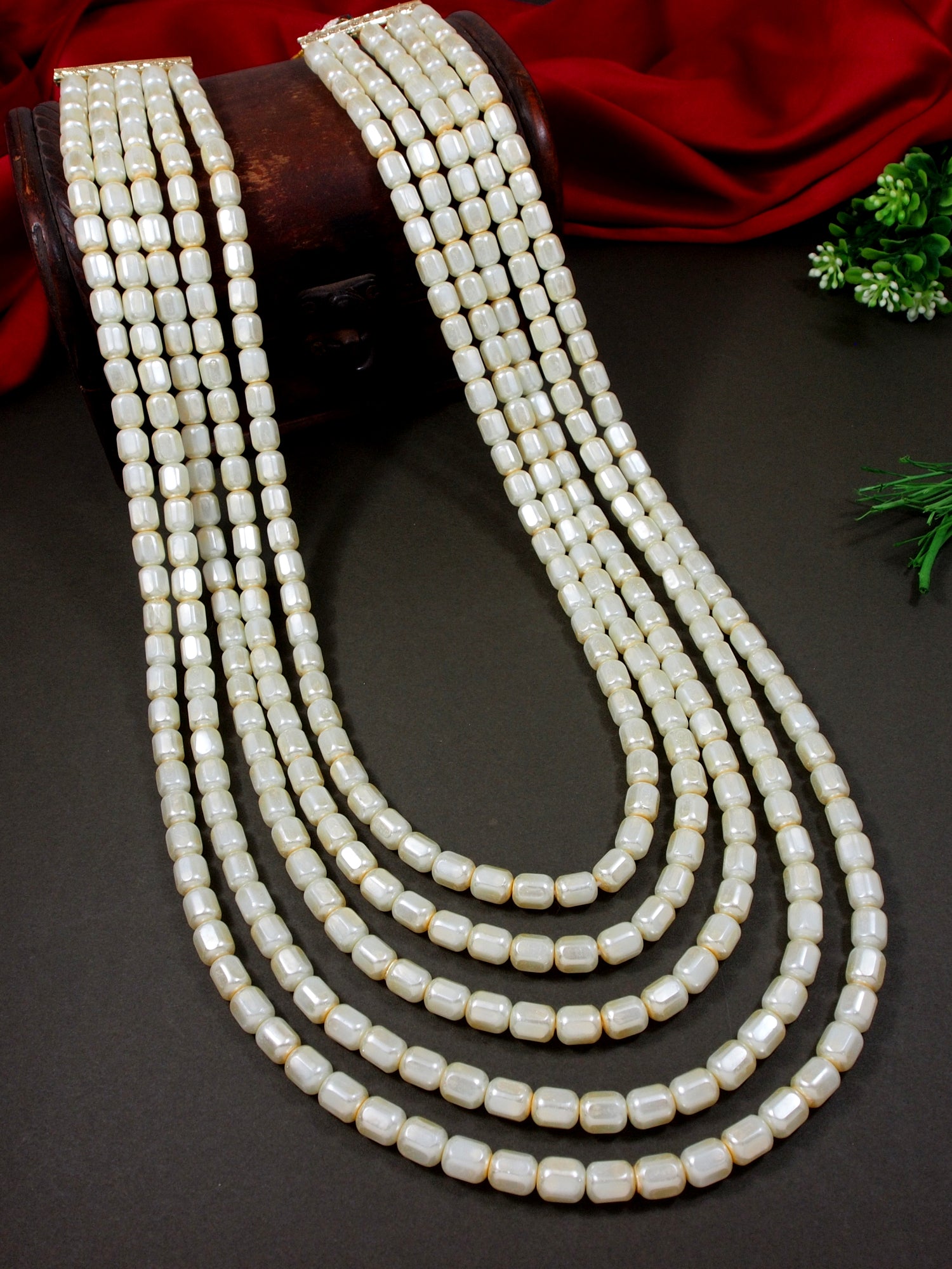 Kush White Necklace For Men