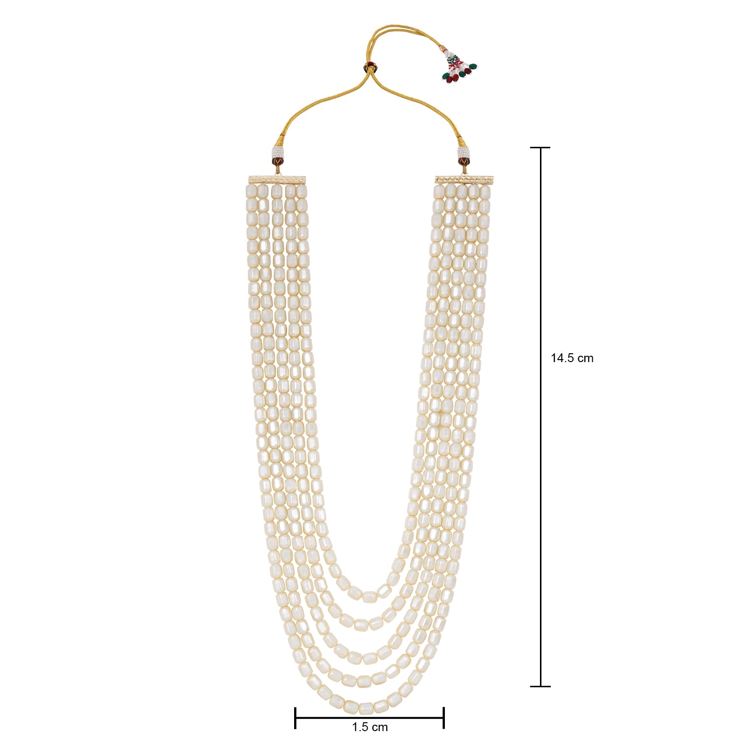 Kush White Necklace For Men