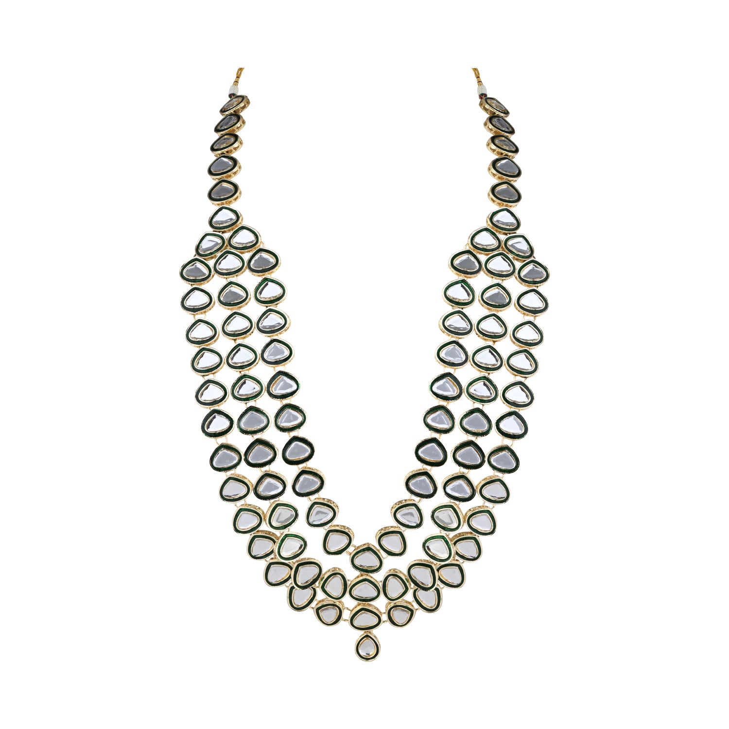 Kairav Green Necklace For Men