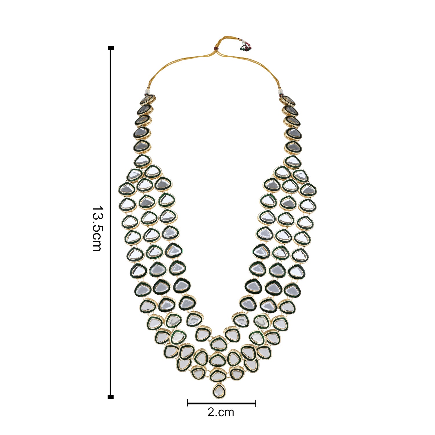 Kairav Green Necklace For Men