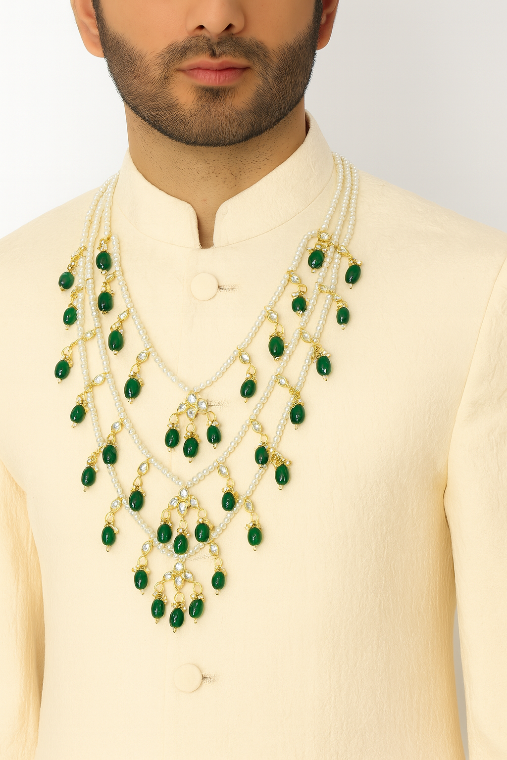 Darvish Green Necklace For Men