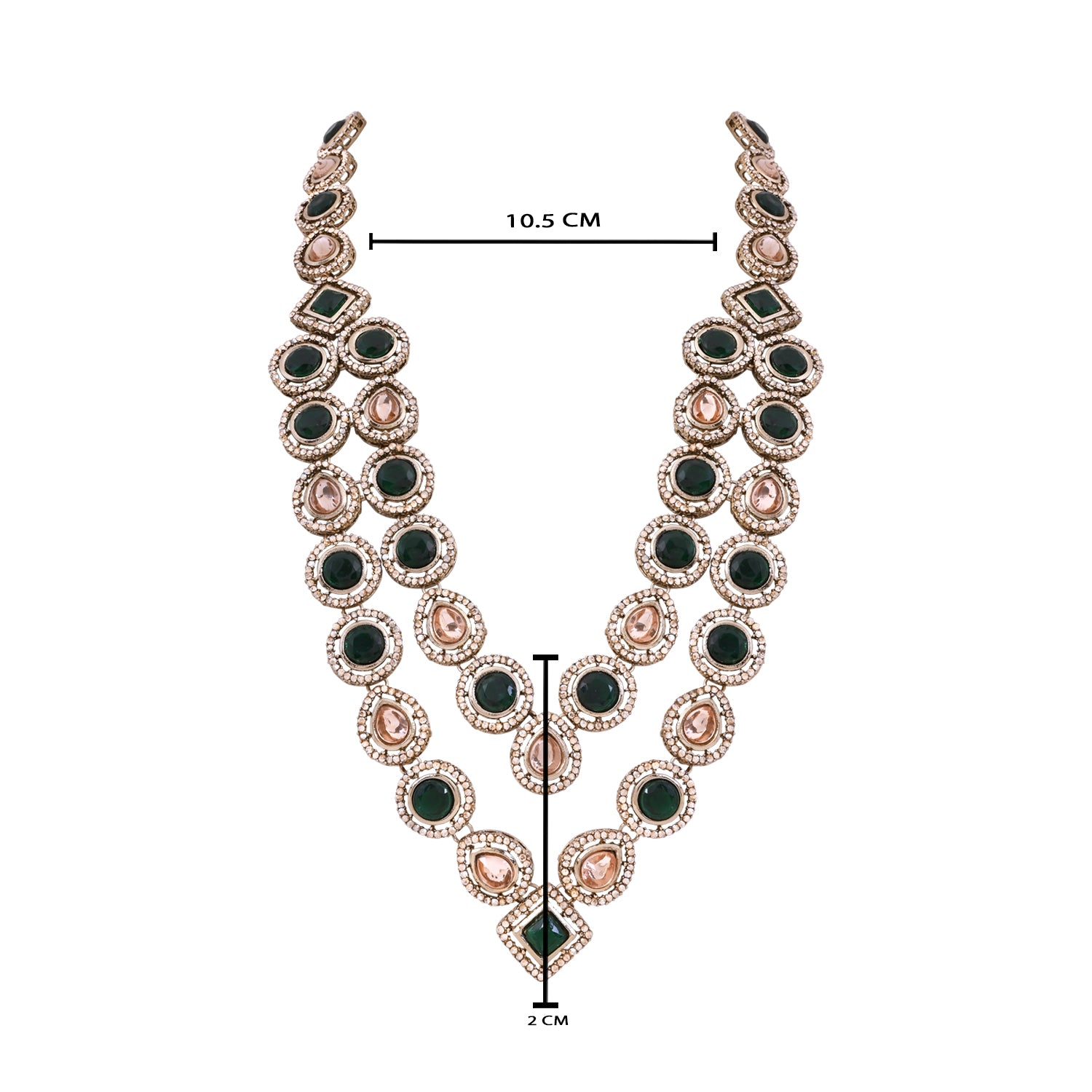 Ankit - Green Kundan Mala