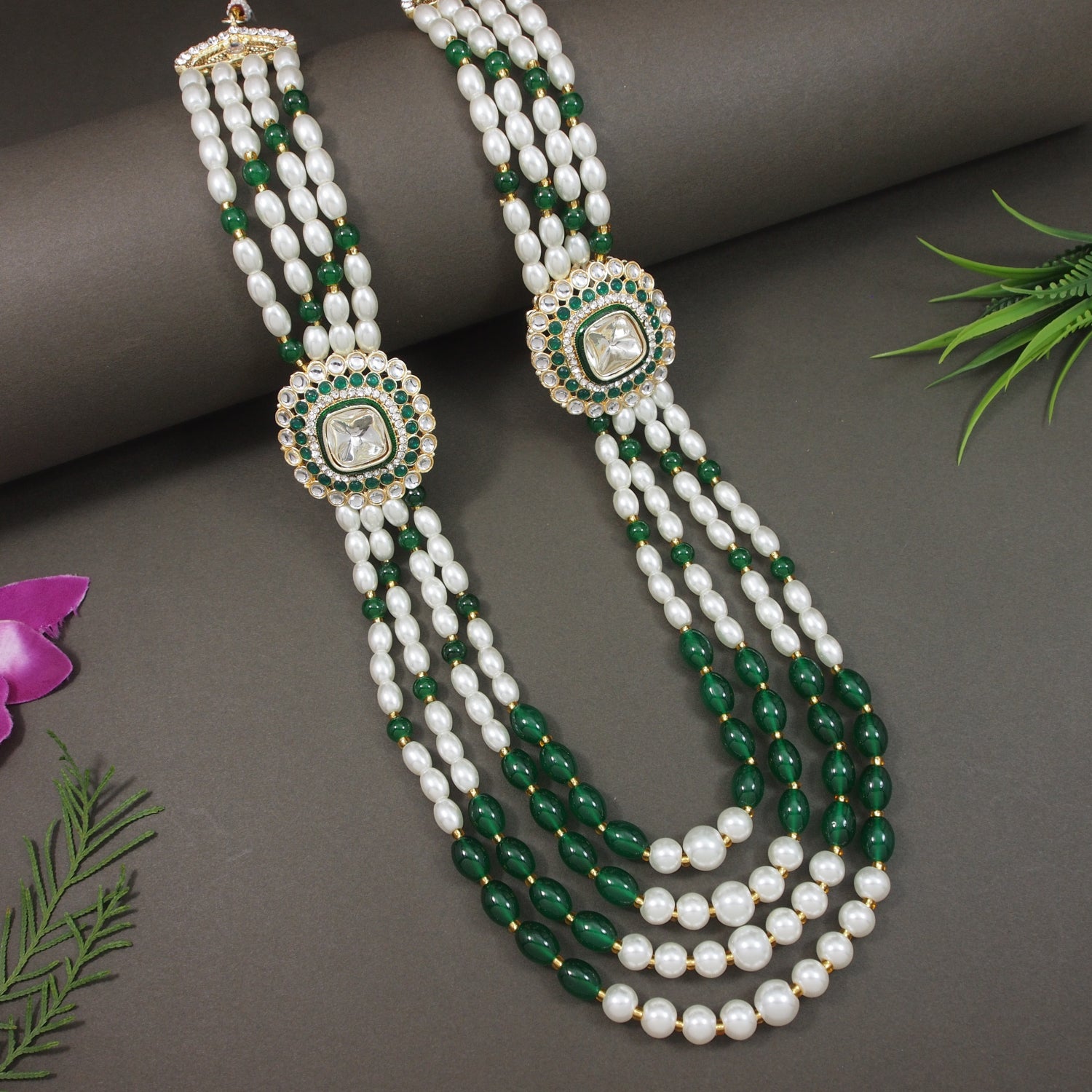 Hridaan - Green Necklace For Men